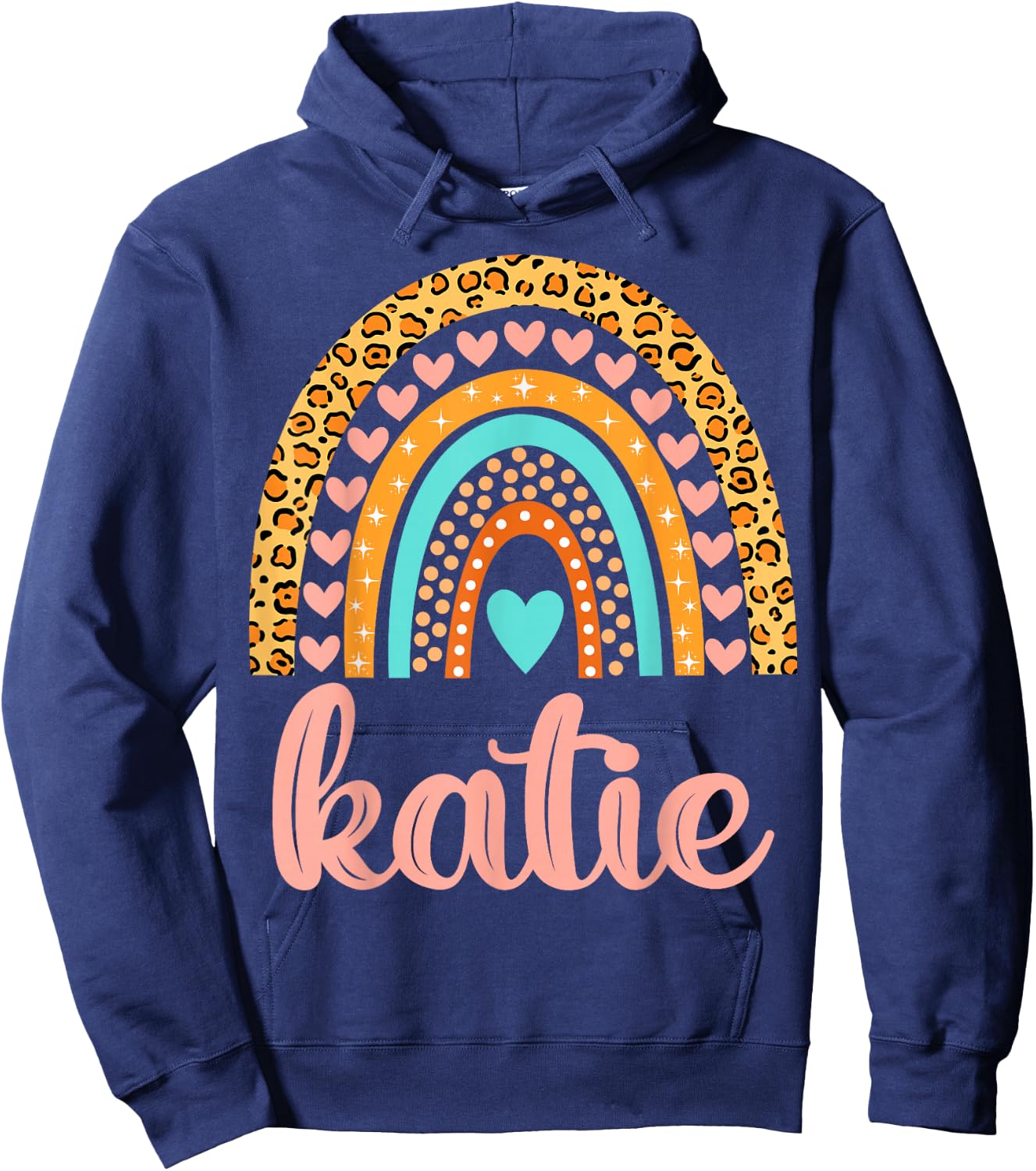 Katie Katie Name Birthday Shirt Gift Hoodie - Hoodie | Navy