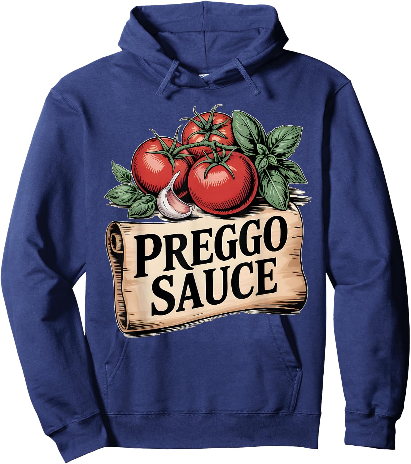 Preggo Sauce - Prego Sauce Shirt - Pregnant Hoodie - Hoodie | Navy