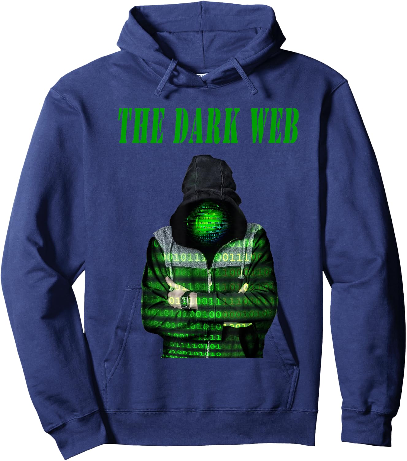 The Dark web, classified anonymous t shirt Hoodie - Hoodie | Navy