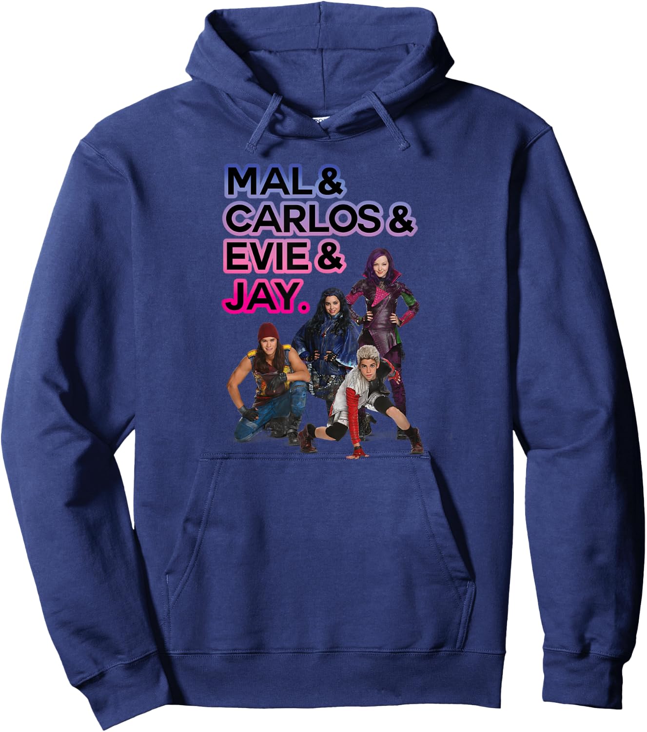 Descendants - Mal, Carlos, Evie, & Jay. Hoodie - Hoodie | Navy