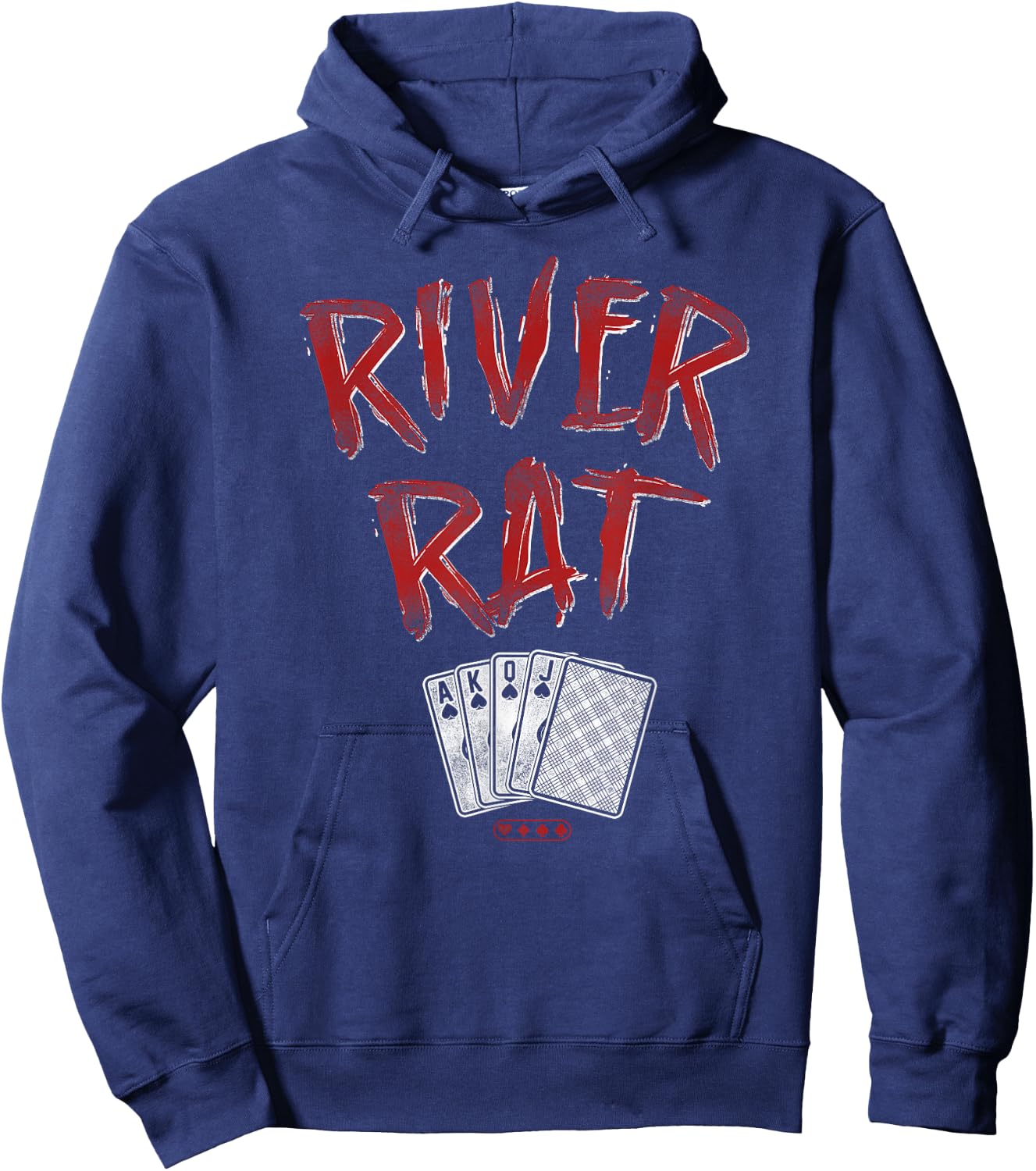 Poker Vintage River Rat Hoodie - Hoodie | Navy