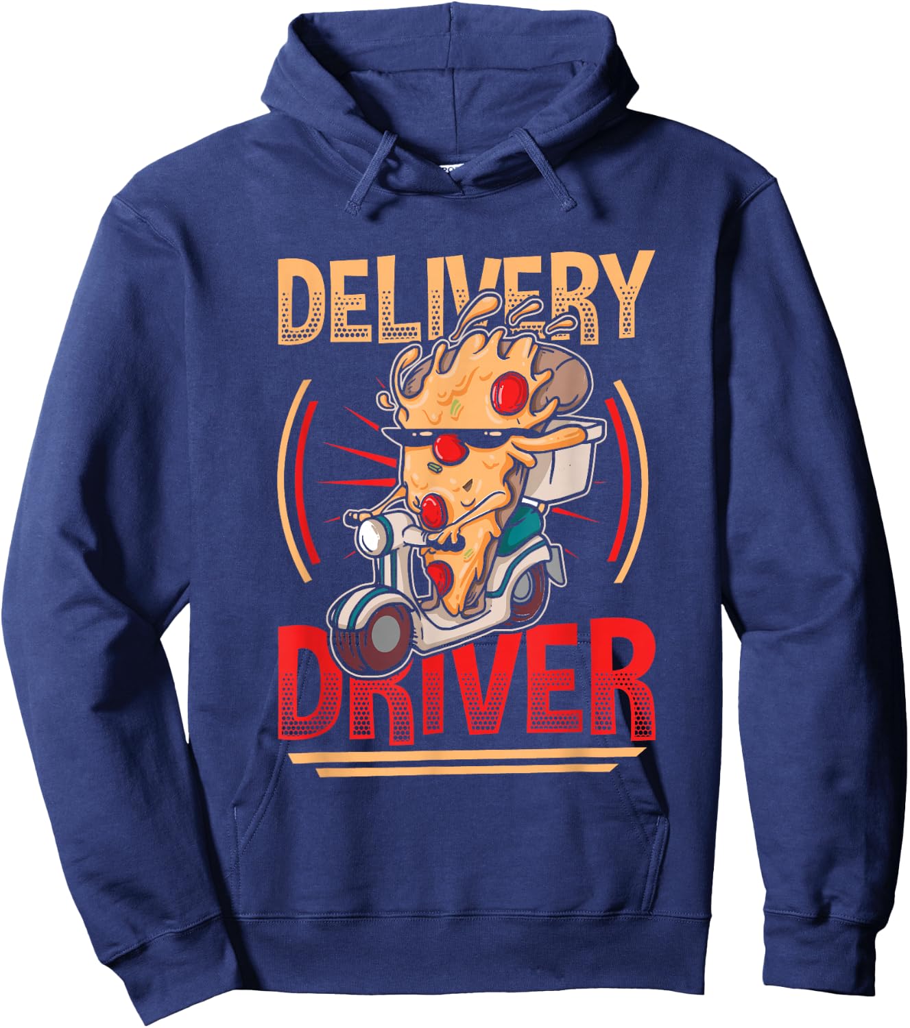 Pizza Delivery Driver Hoodie - Hoodie | Navy