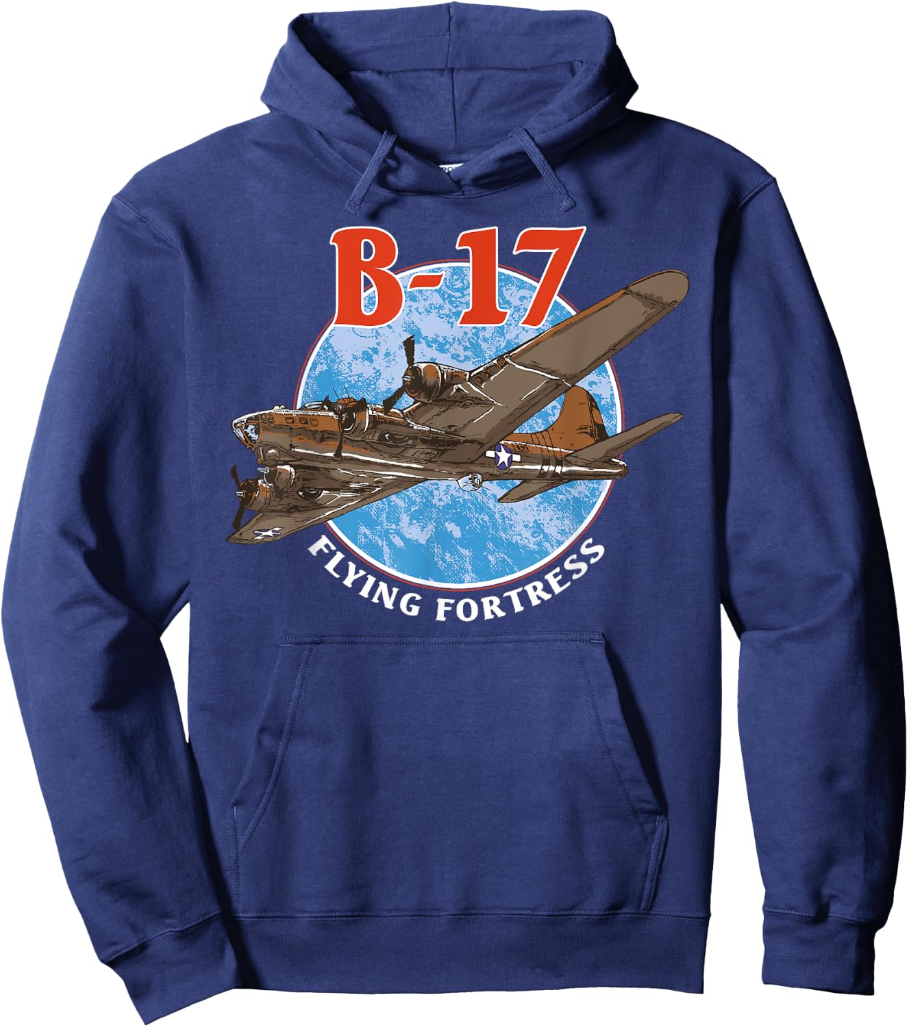 B-17 Flying Fortress World War 2 Hoodie - Hoodie | Navy
