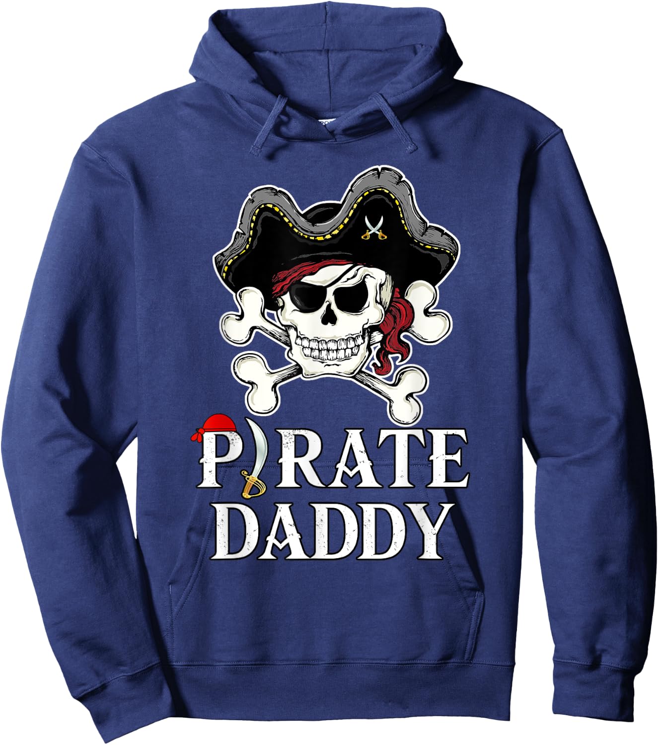 Pirate Daddy Costume Pirate Dad Hoodie - Hoodie | Navy