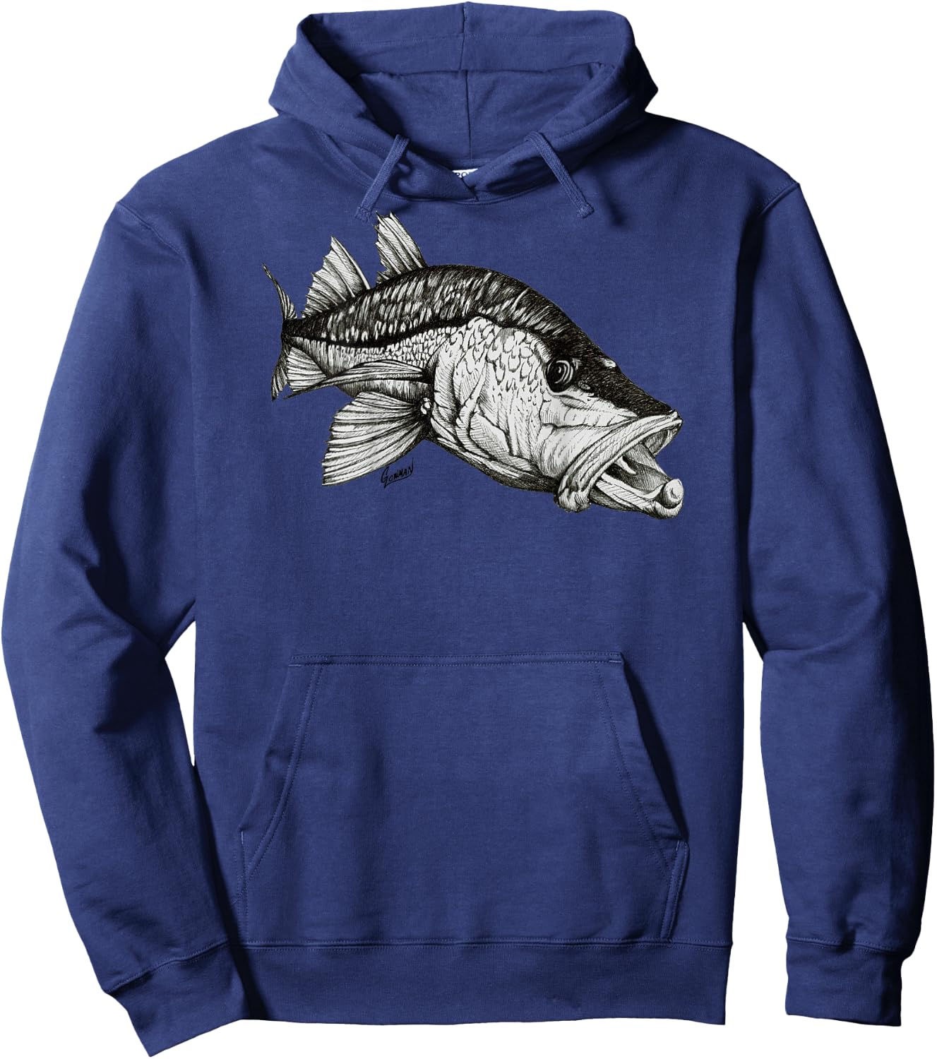 Snook (Robalo) Game Fish Hoodie - Hoodie | Navy