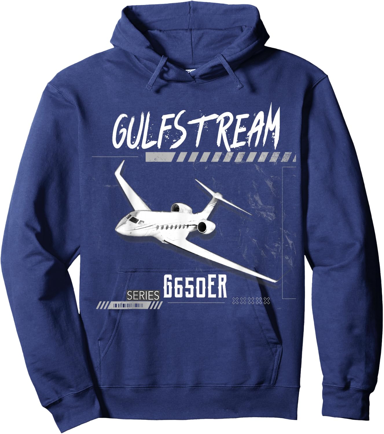 Light Gulfstreams G500 Legacy Aircraft Hoodie - Hoodie | Navy