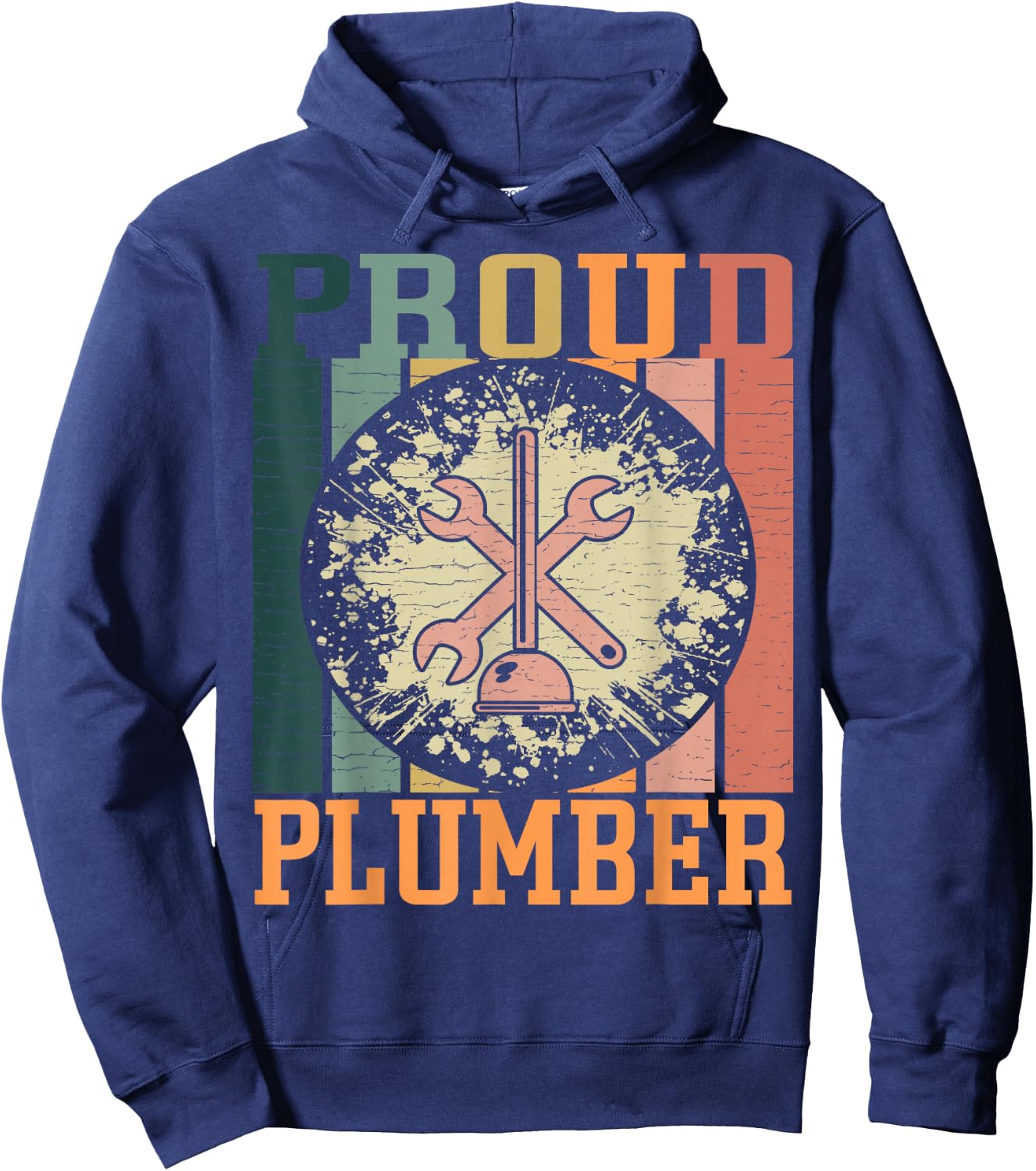 Proud Plumber Hoodie - Hoodie | Navy