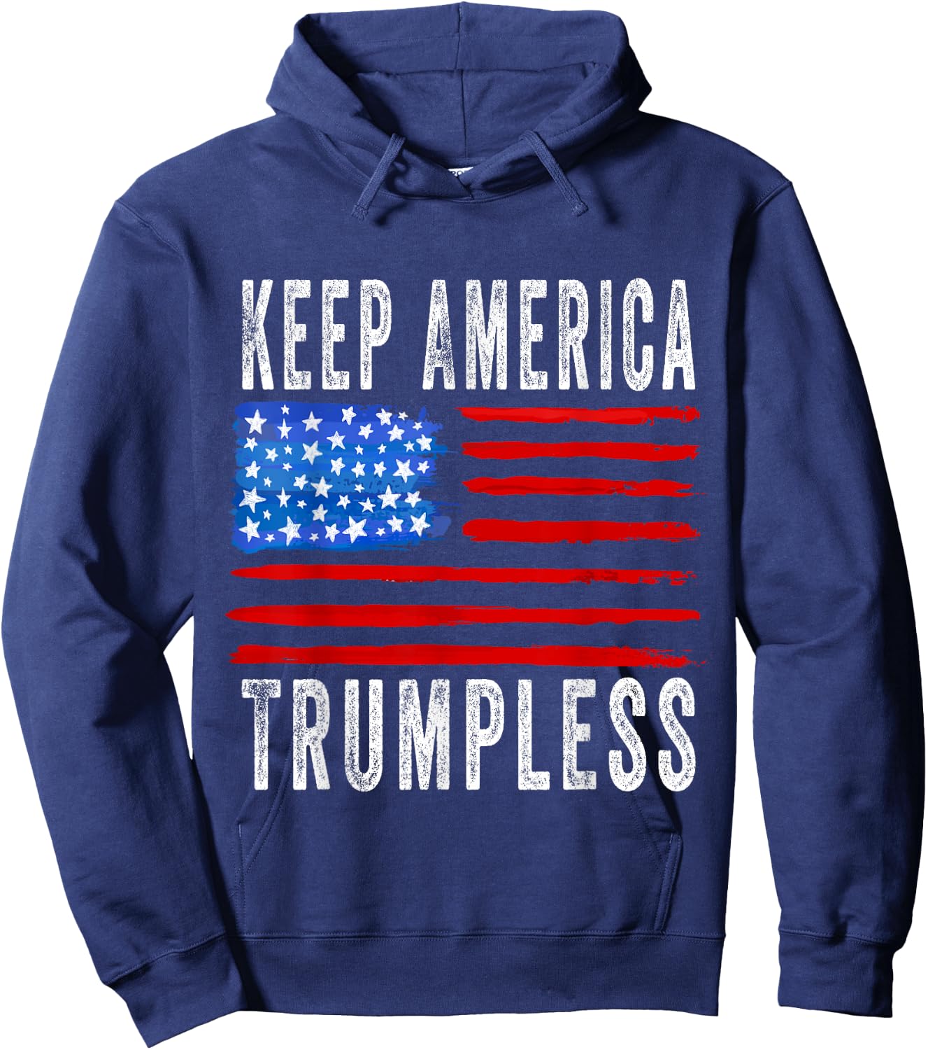 Keep America Trumpless Hoodie - Hoodie | Navy