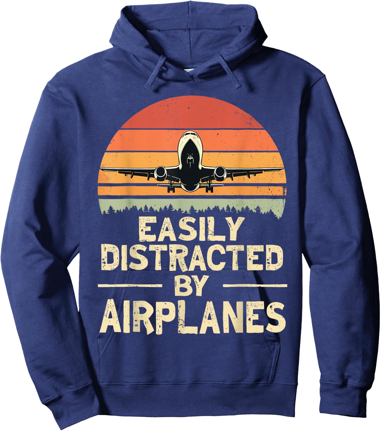 Funny Aviation Lover Pilot Hoodie - Hoodie | Navy