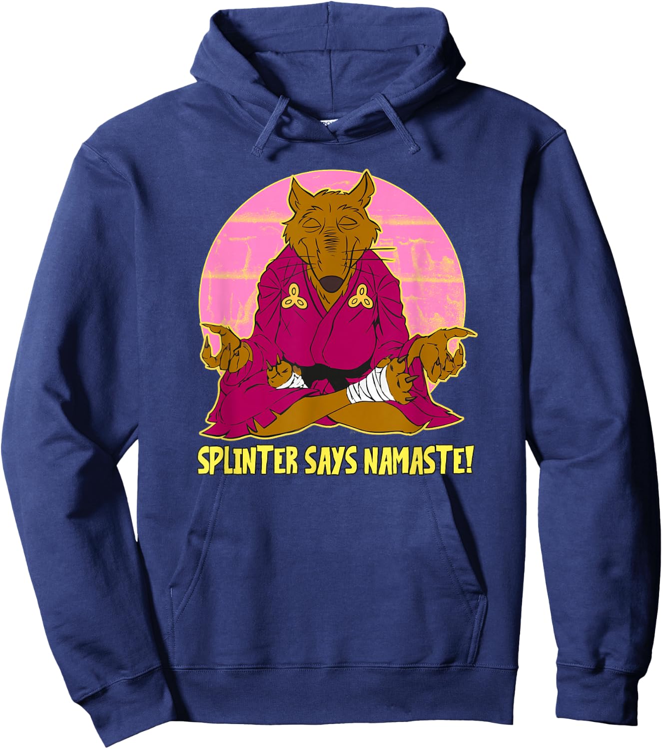 Splinter Says Namaste Hoodie - Hoodie | Navy