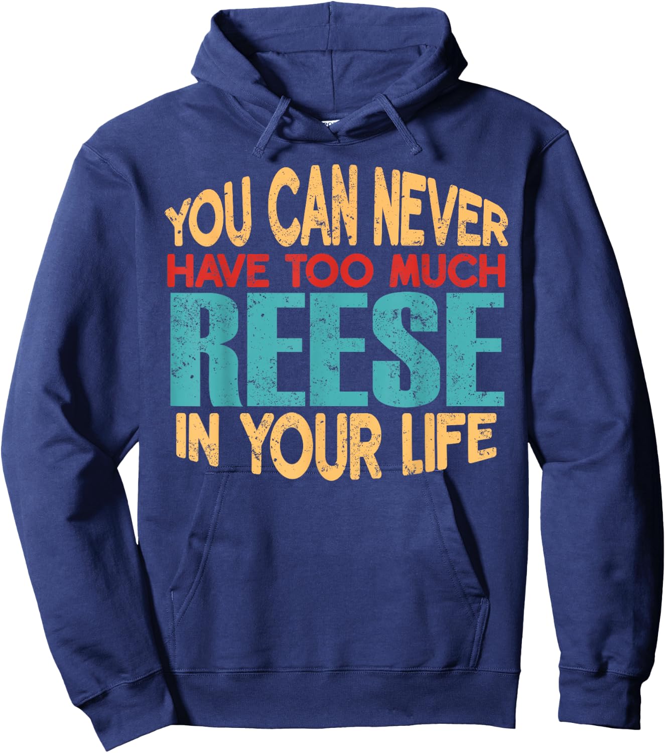 Funny Reese Personalized First Name Joke Item Hoodie - Hoodie | Navy