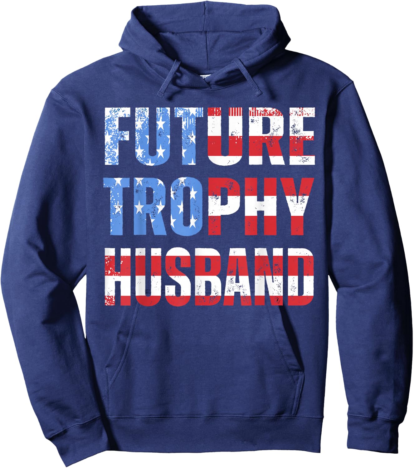 Future Trophy Husband Funny Groom Husband to Be Hoodie - Hoodie | Navy