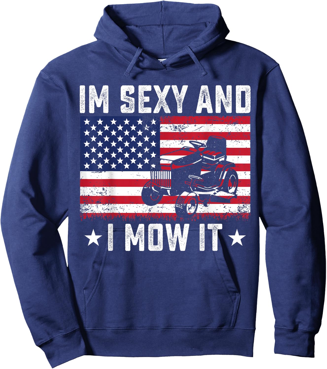 In Sexy And I Mow It Hoodie - Hoodie | Navy