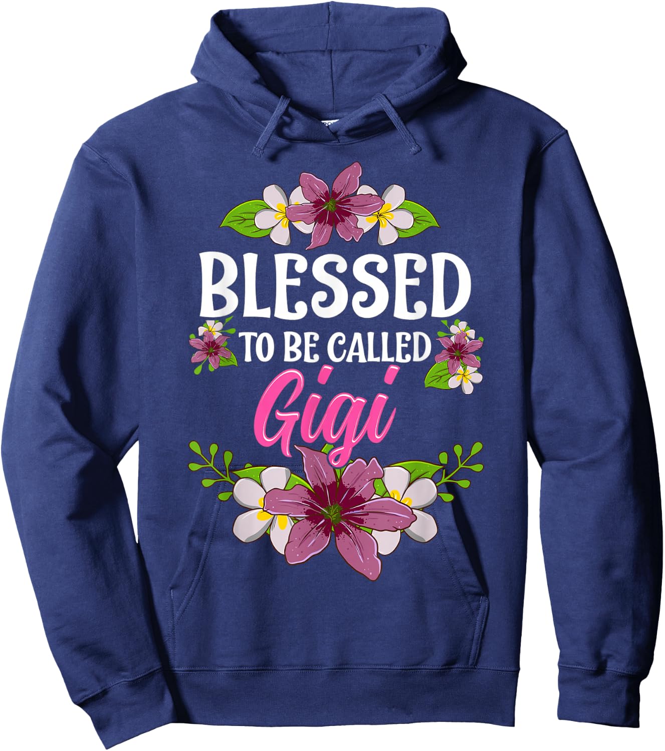 Blessed To Be Called Gigi Shirt Mothers Day Hoodie - Hoodie | Navy