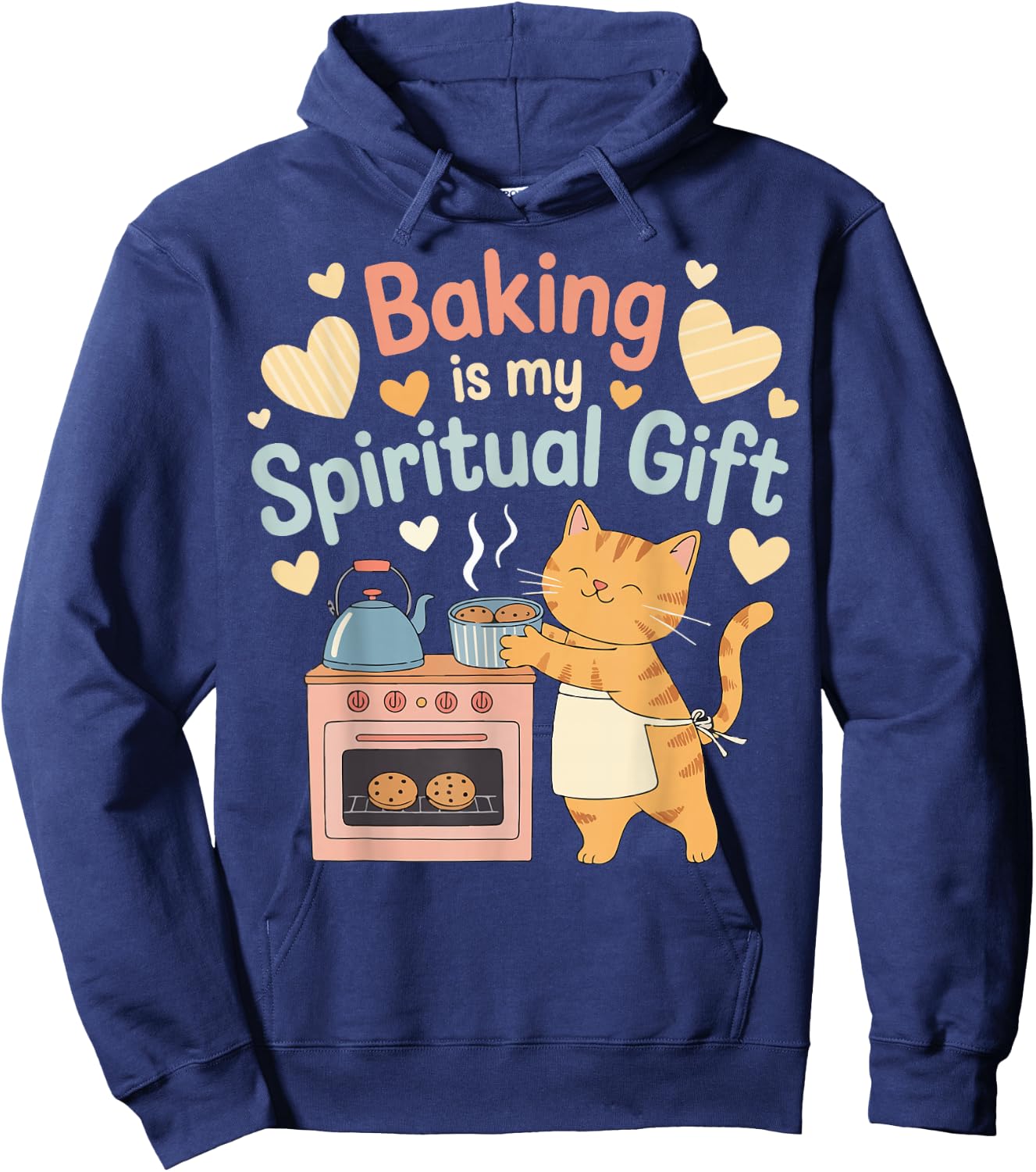 Baking Is My Spiritual Gift Hoodie - Hoodie | Navy