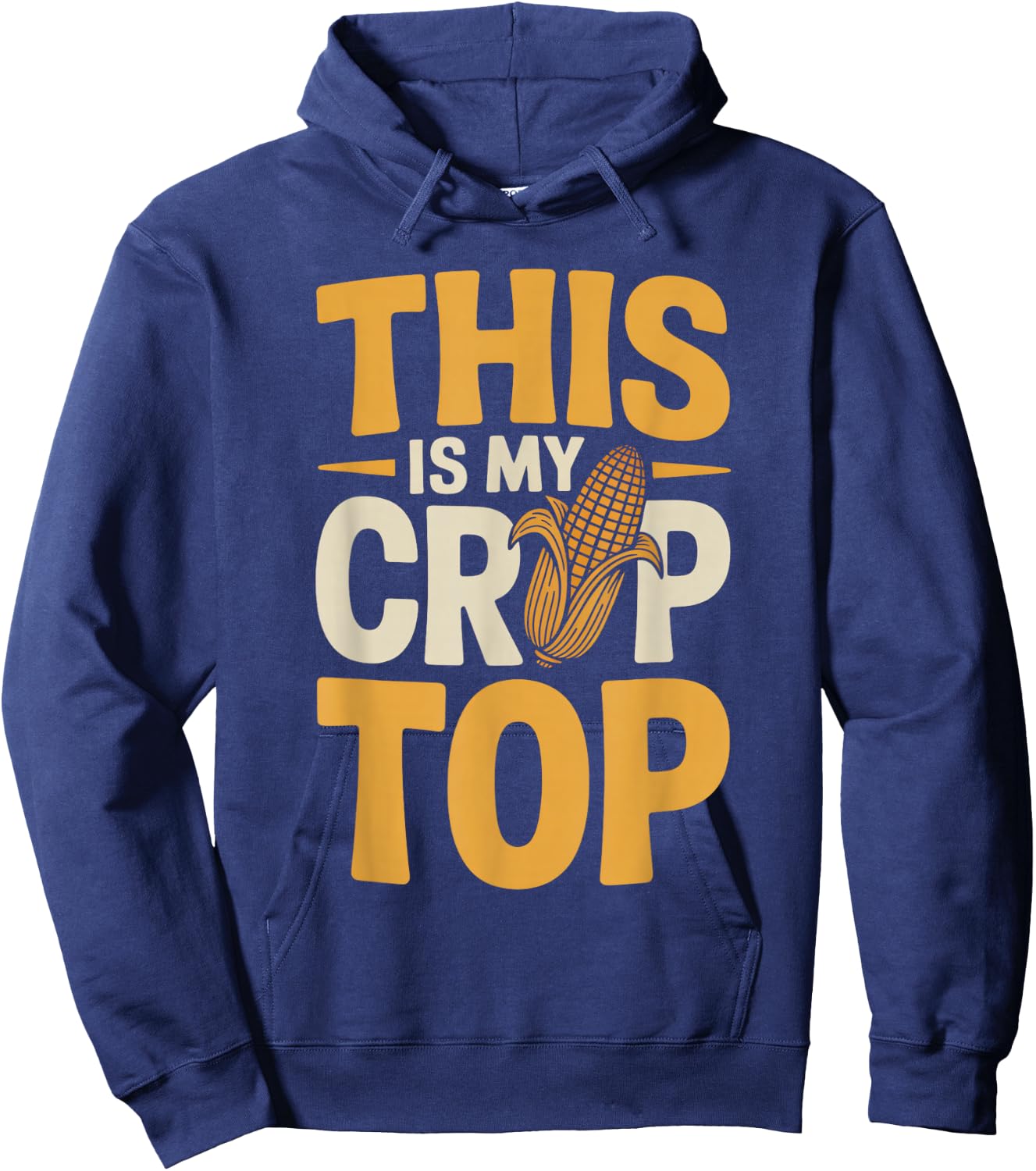 This is My Crop Top Shirt Hoodie - Hoodie | Navy