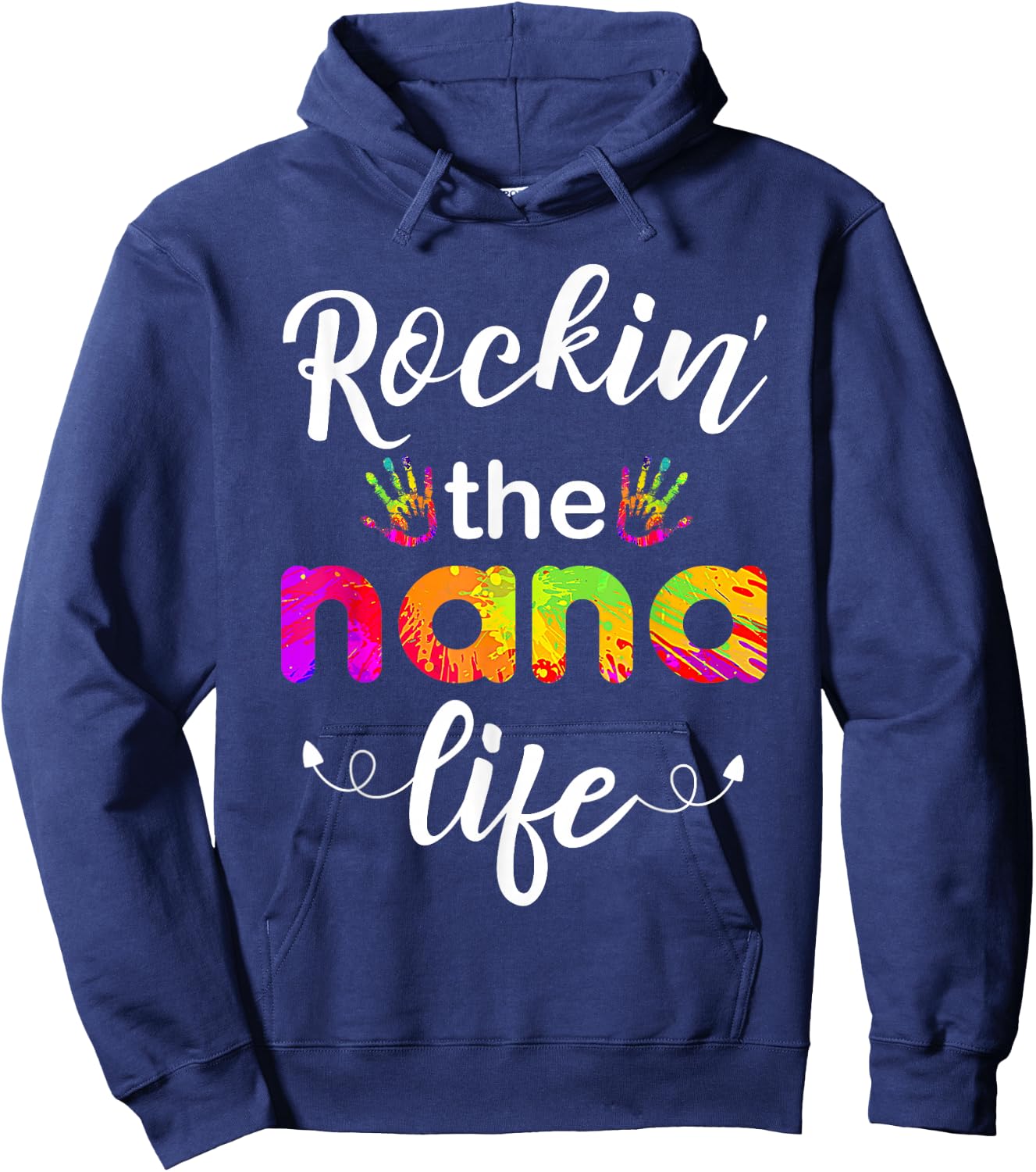 Rockin The Nana Life Hoodie - Hoodie | Navy