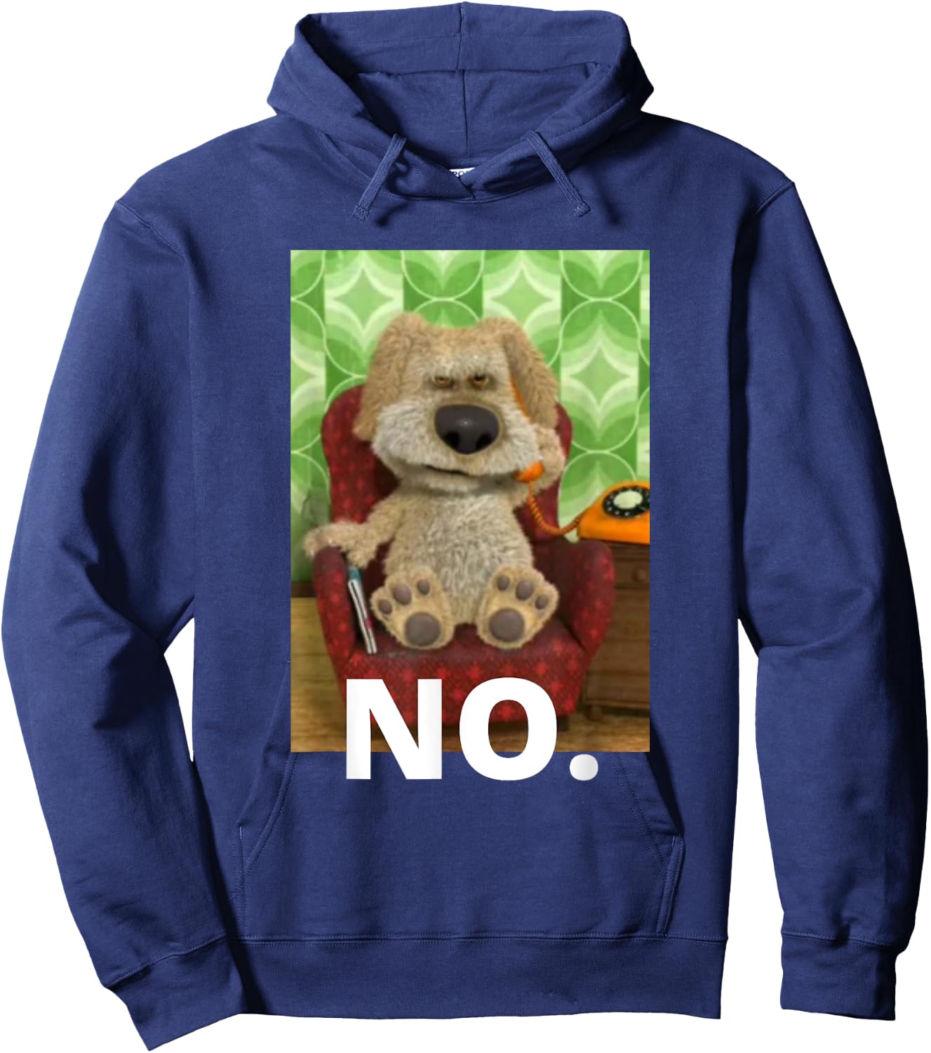 Ben is Calling Meme Dog Women Hoodie - Hoodie | Navy