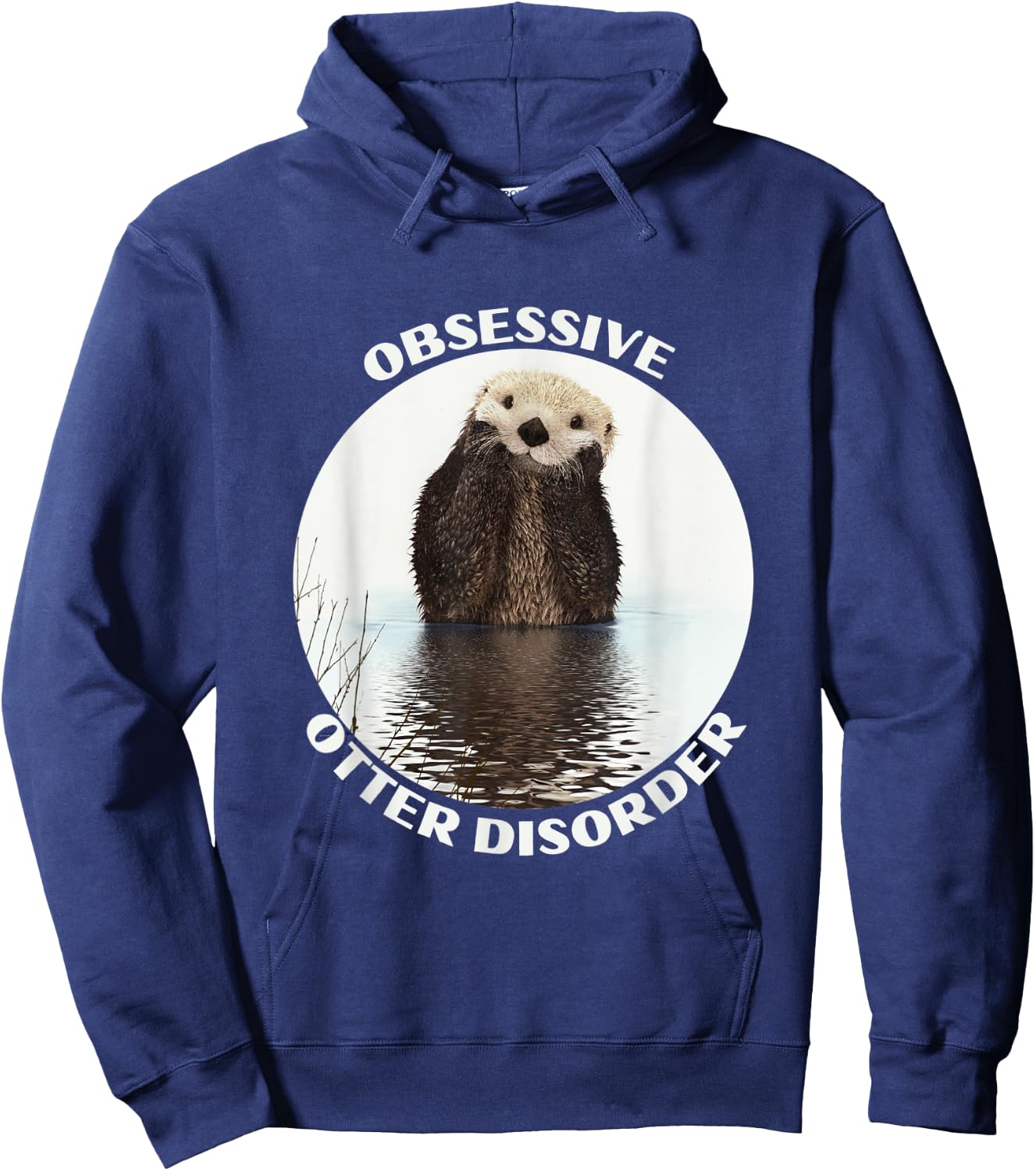 Obsessive otter disorder Hoodie - Hoodie | Navy