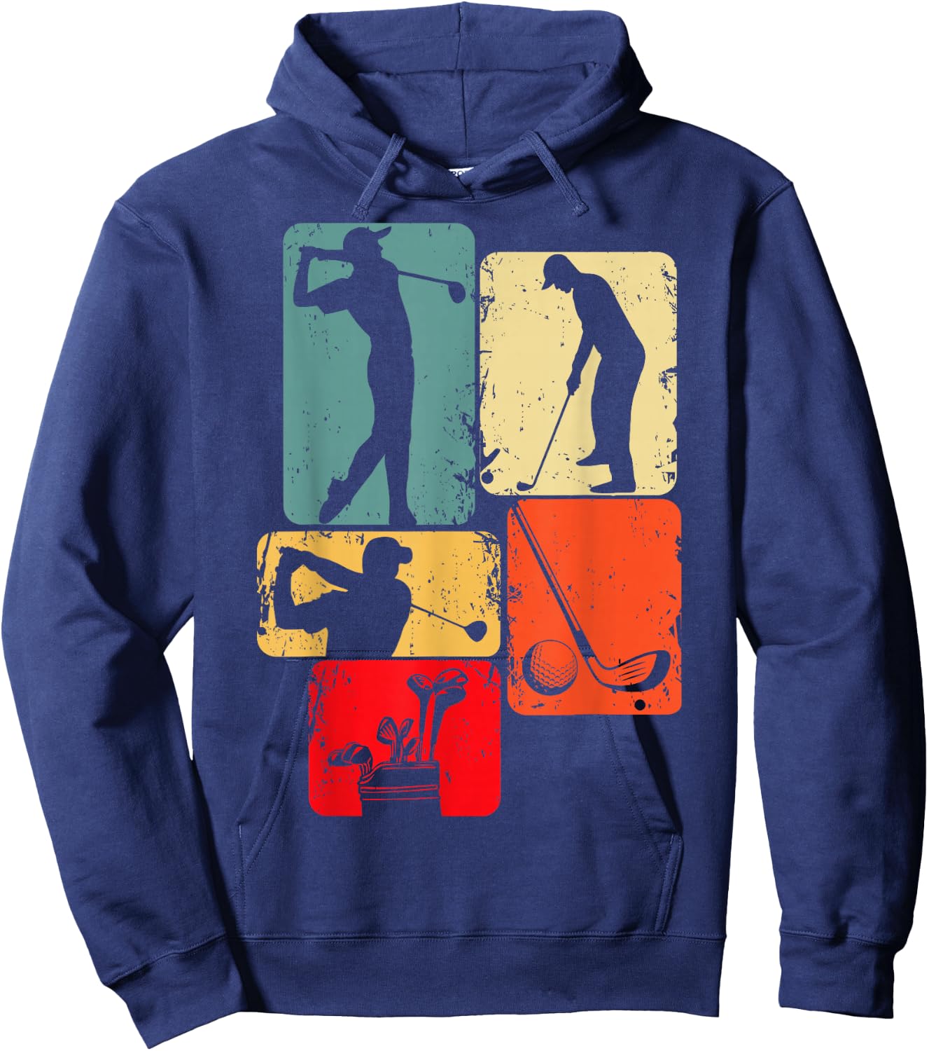 Golf Club Golfer Golfing Boys Kids Hoodie - Hoodie | Navy