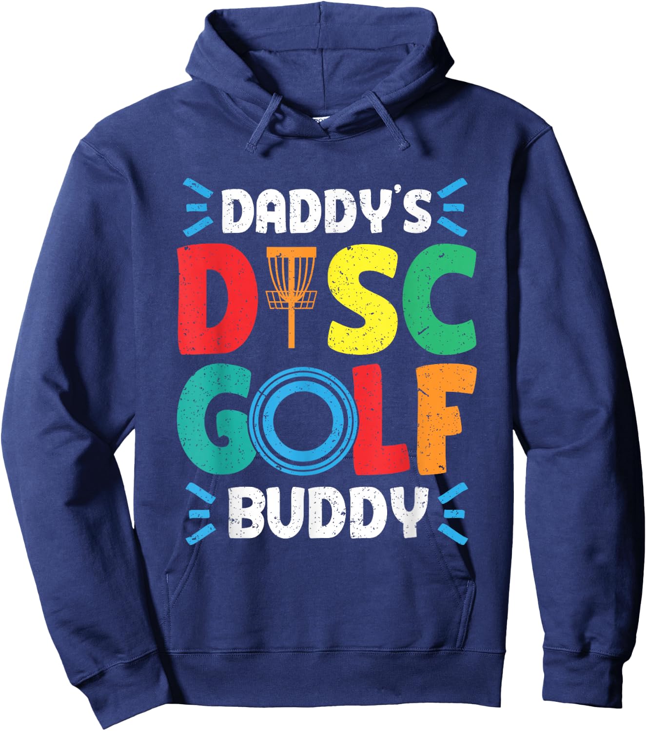 Daddy's Buddy Disk Golf Disc Golf Hoodie - Hoodie | Navy
