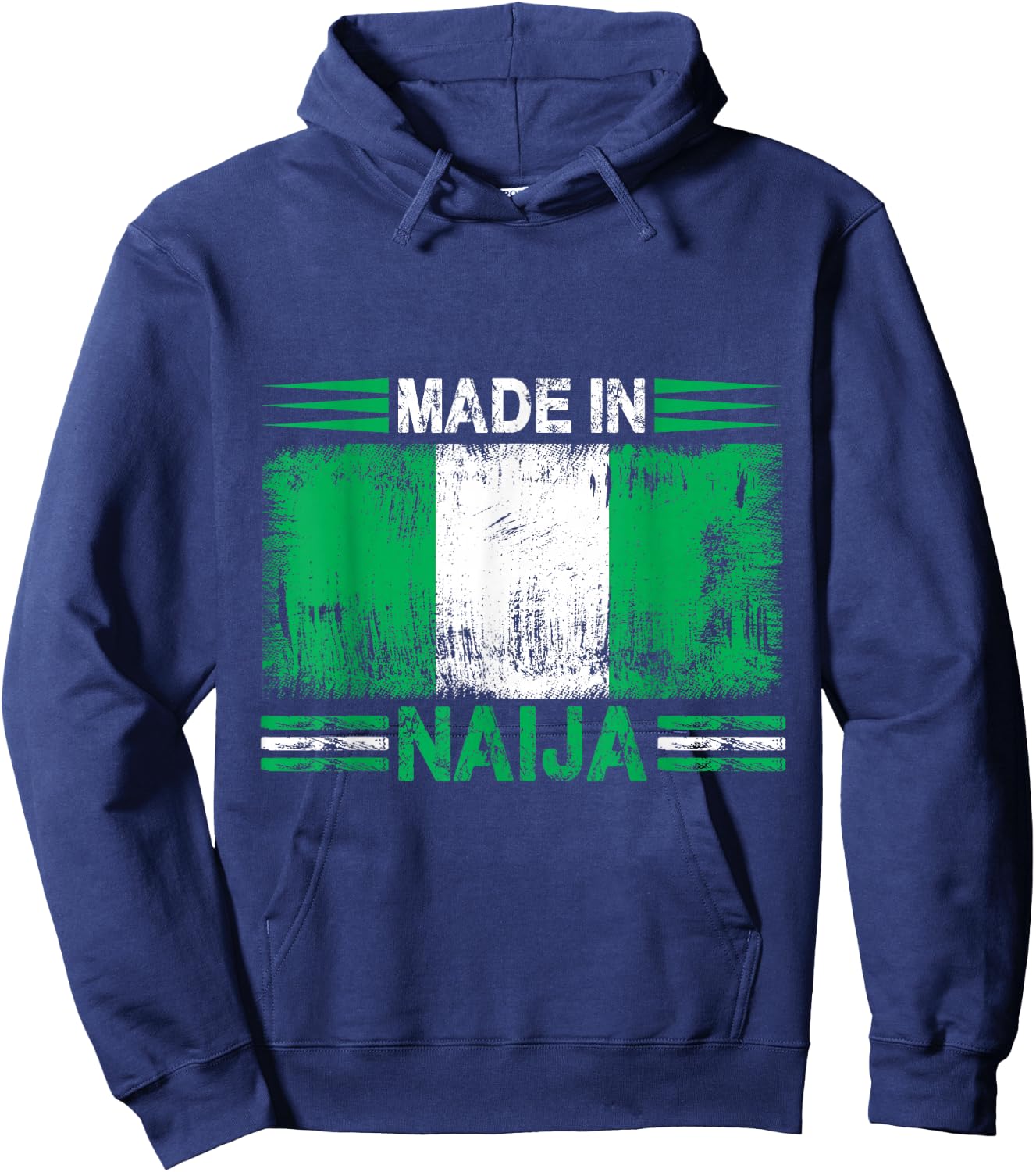 Made In Naija Hoodie - Hoodie | Navy