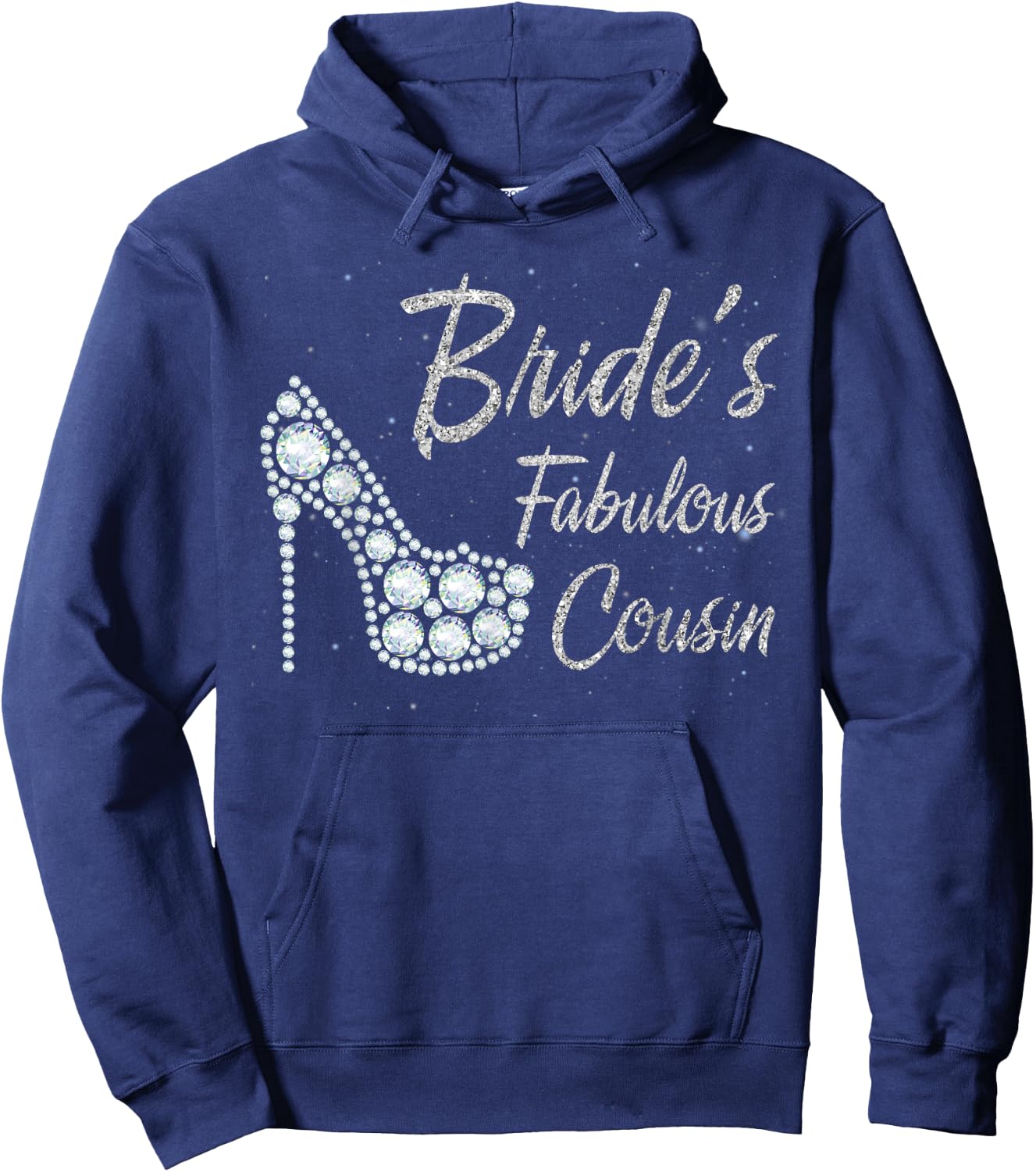 Bride's Fabulous Cousin, Cousin Of The Bride Hoodie - Hoodie | Navy