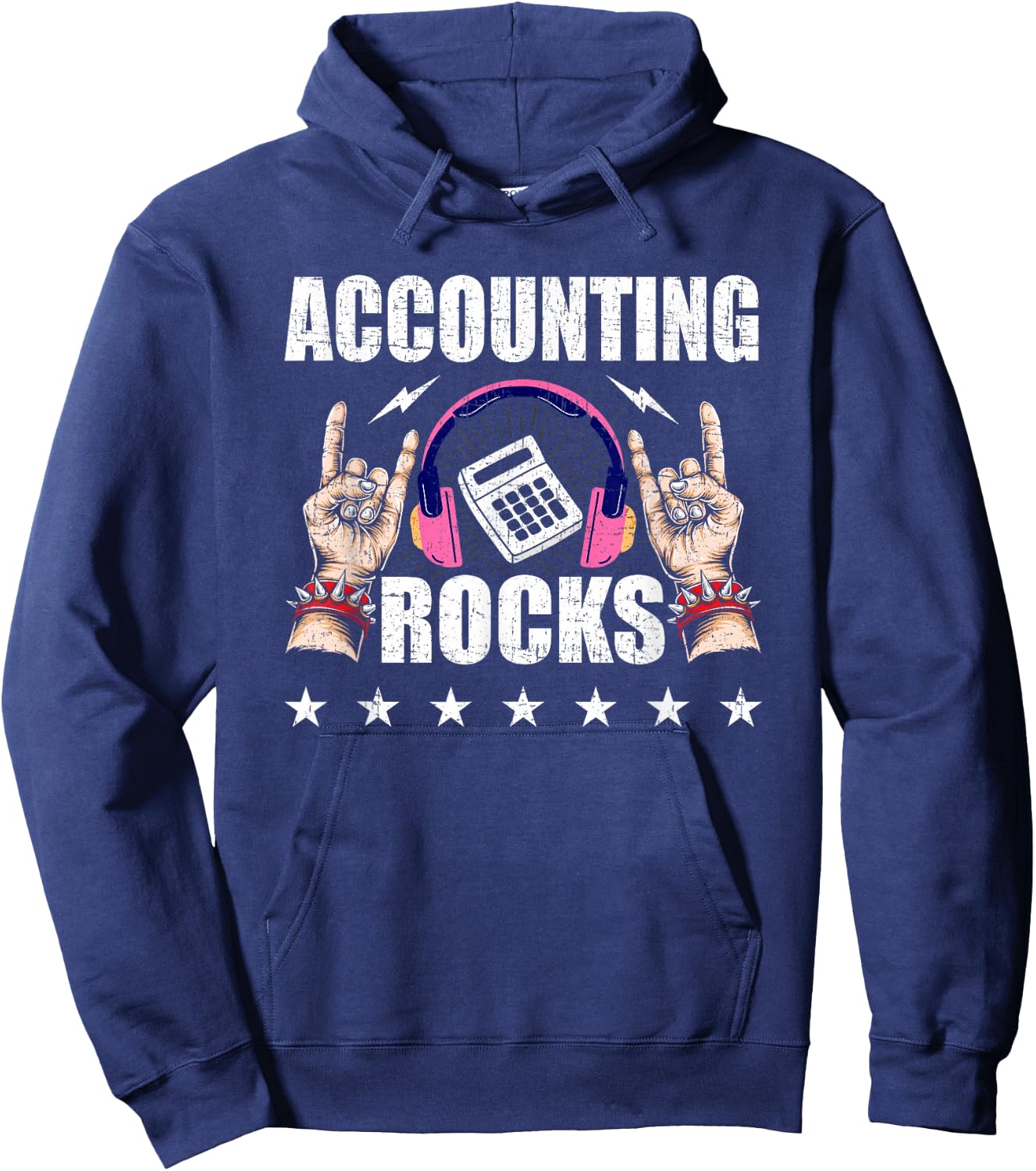 Accounting Rocks Accountant CPA Accountants Hoodie - Hoodie | Navy