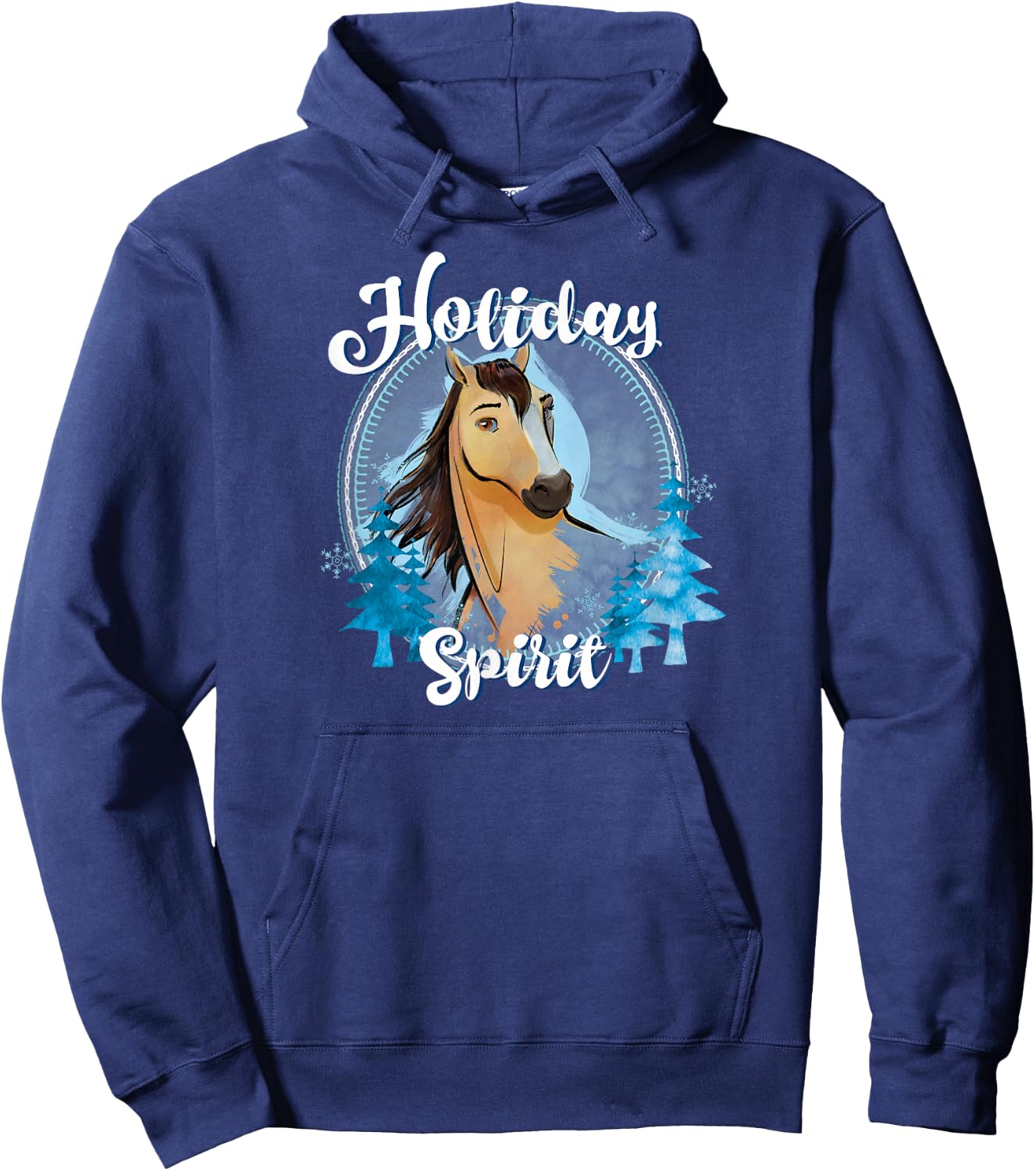 Spirit Riding Free - Holiday Spirit Hoodie - Hoodie | Navy