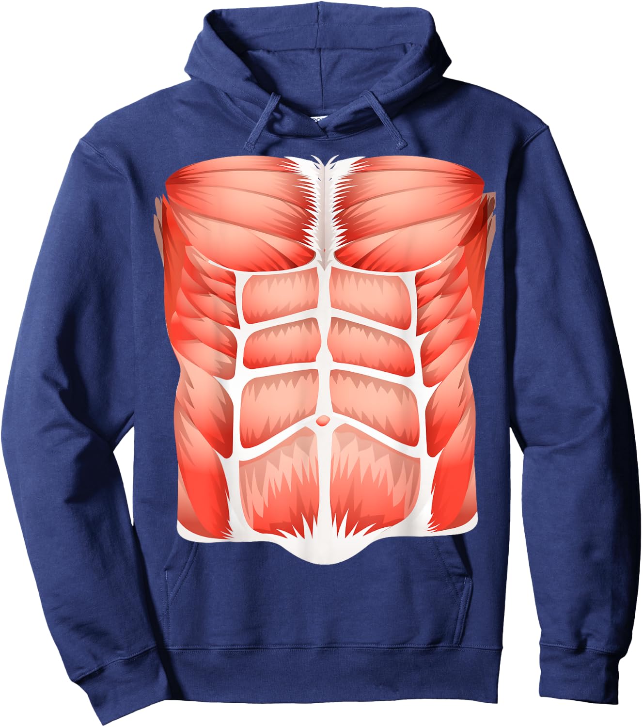 Funny Halloween Costume human muscle anatomy Hoodie - Hoodie | Navy