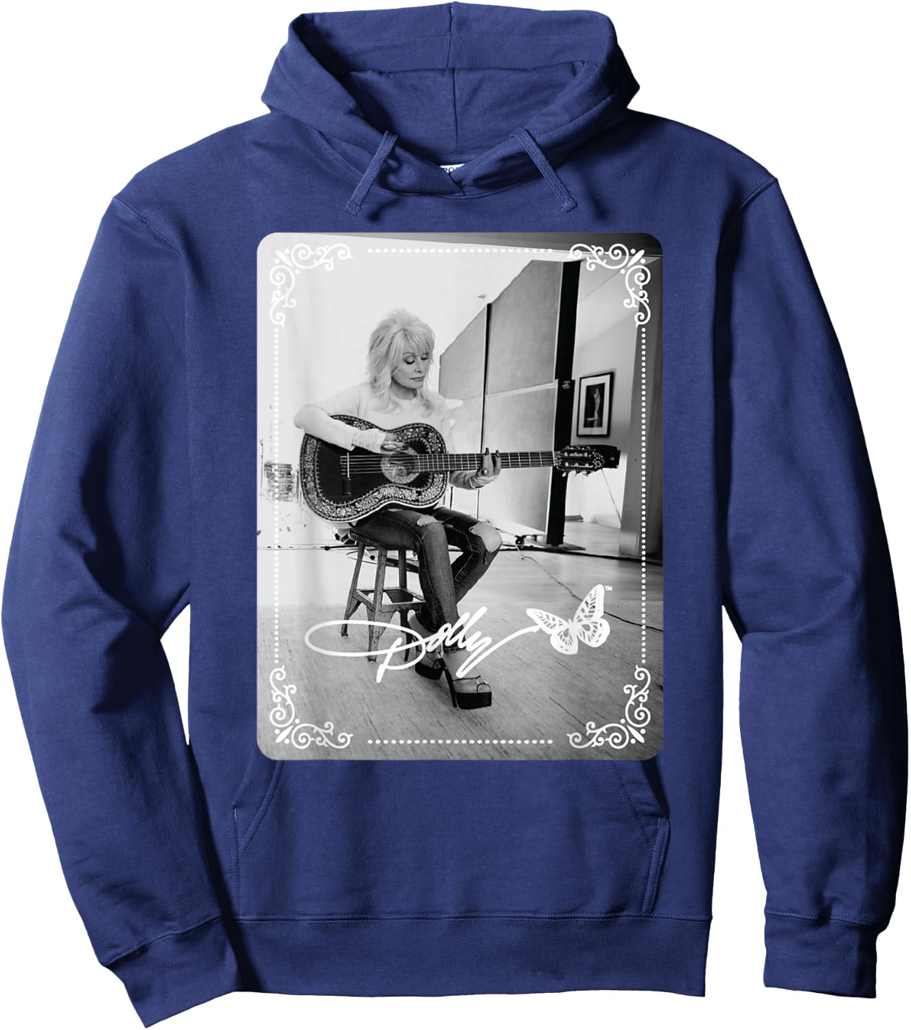 Dolly Parton in the Studio Hoodie - Hoodie | Navy