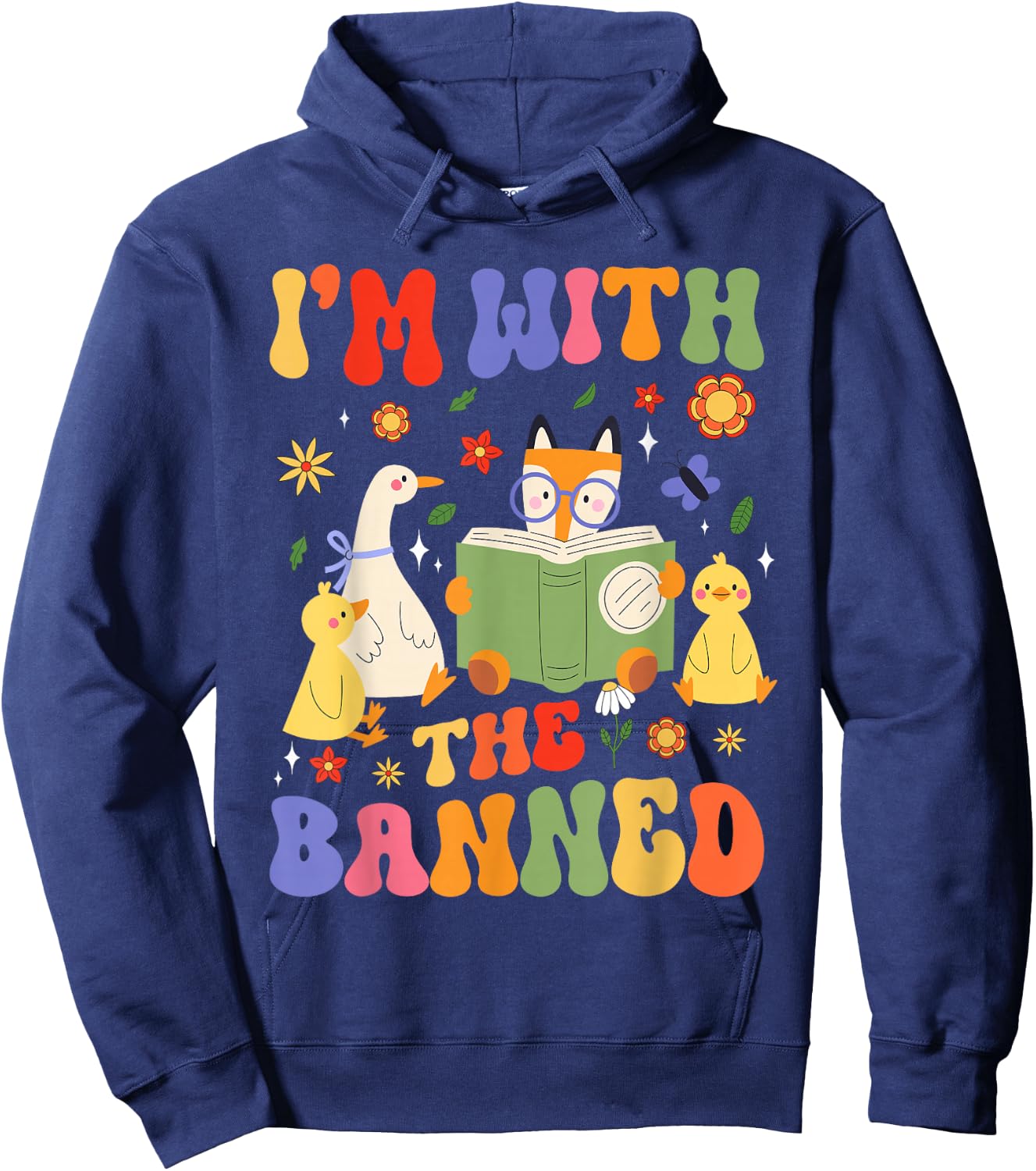 Banned Books I'm With The Banned Hoodie - Hoodie | Navy