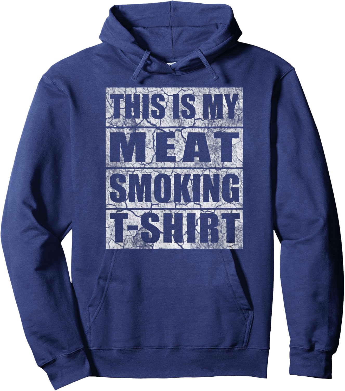 BBQ Smoker - Vintage Smoking Bar-B-Que Fan Hoodie - Hoodie | Navy