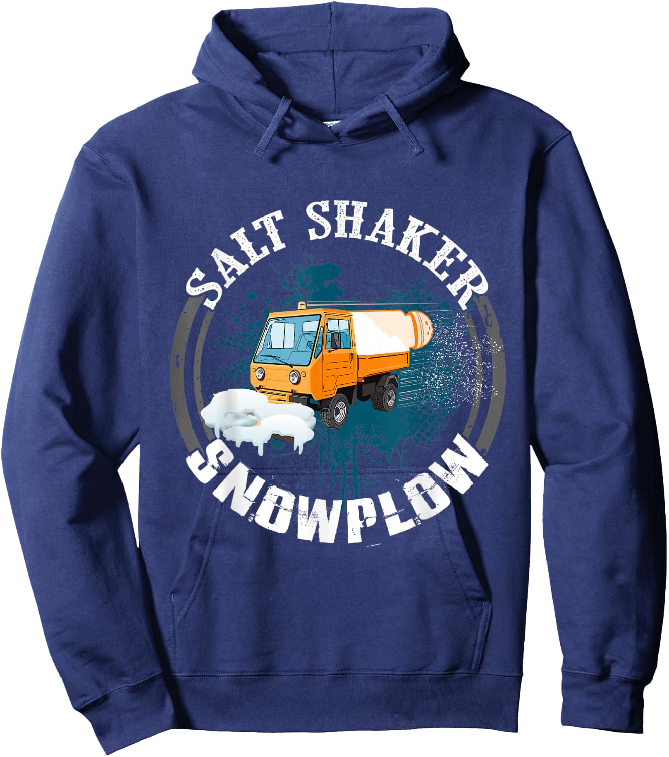 Salt Shaker CB Talk Truck Driver Hoodie - Hoodie | Navy