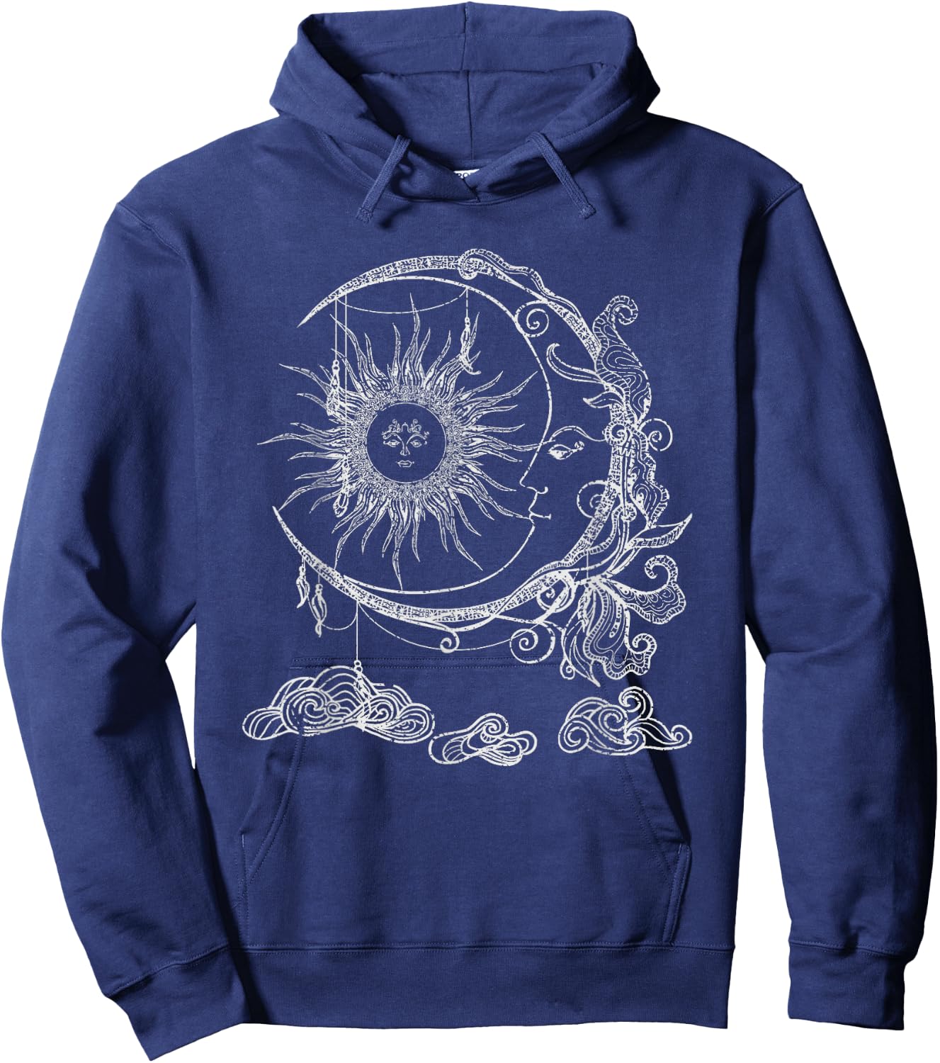 Occultism Moon Sun Astrology Universe Astronomy Hoodie - Hoodie | Navy