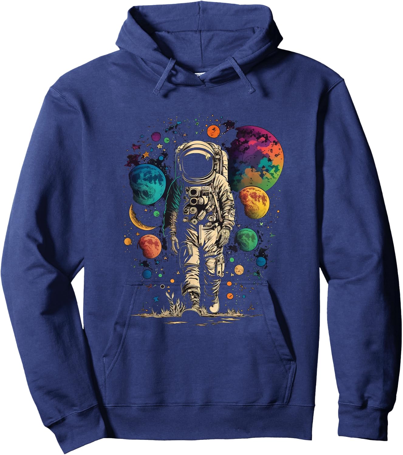 Astronaut Spaceman Universe Planets Galaxy Hoodie - Hoodie | Navy