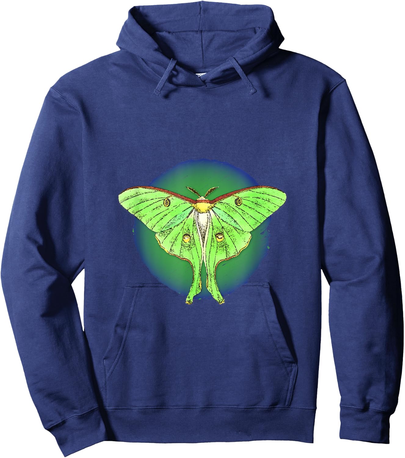 Luna Moth flying insects Hoodie - Hoodie | Navy