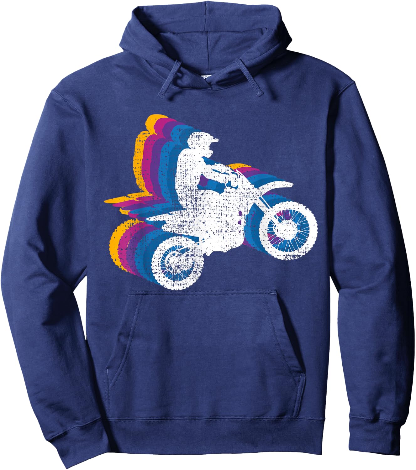 Motocross Motorcross Dirt Bike Gift Hoodie - Hoodie | Navy