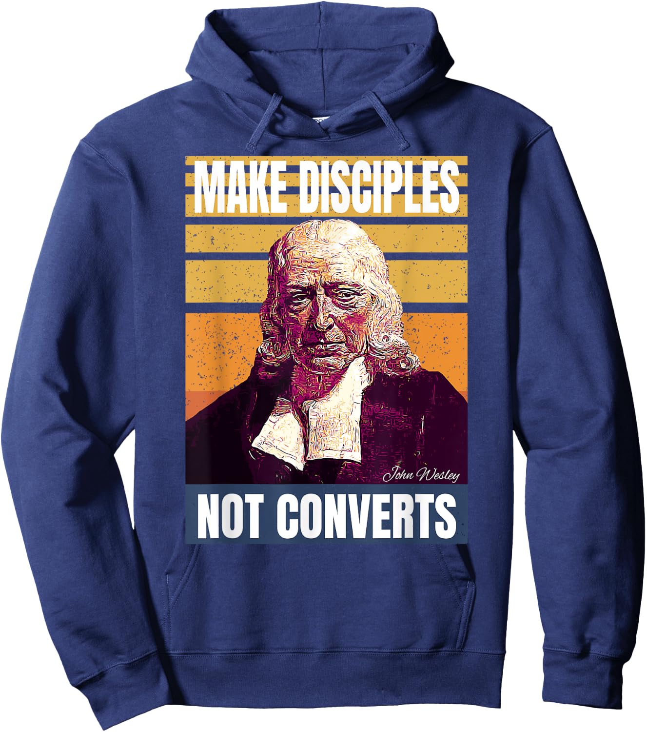 John Wesley Methodist Hoodie - Hoodie | Navy