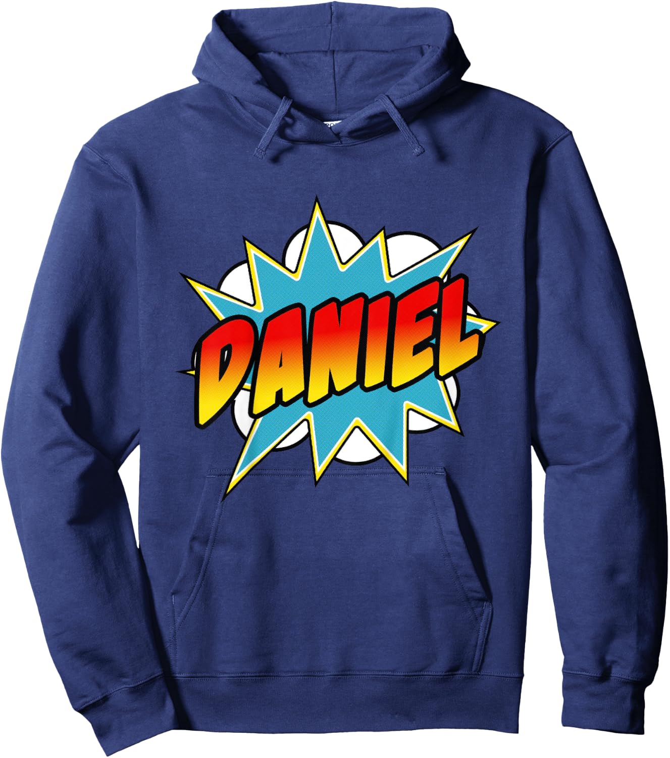 Kids Boys Daniel Comic Book Superhero Name Hoodie - Hoodie | Navy