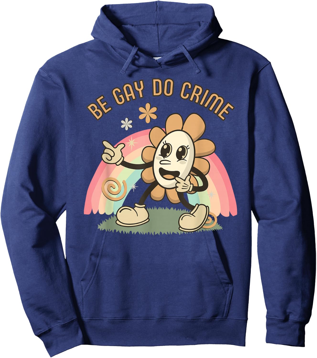 Be Gay Do Crime Hoodie - Hoodie | Navy