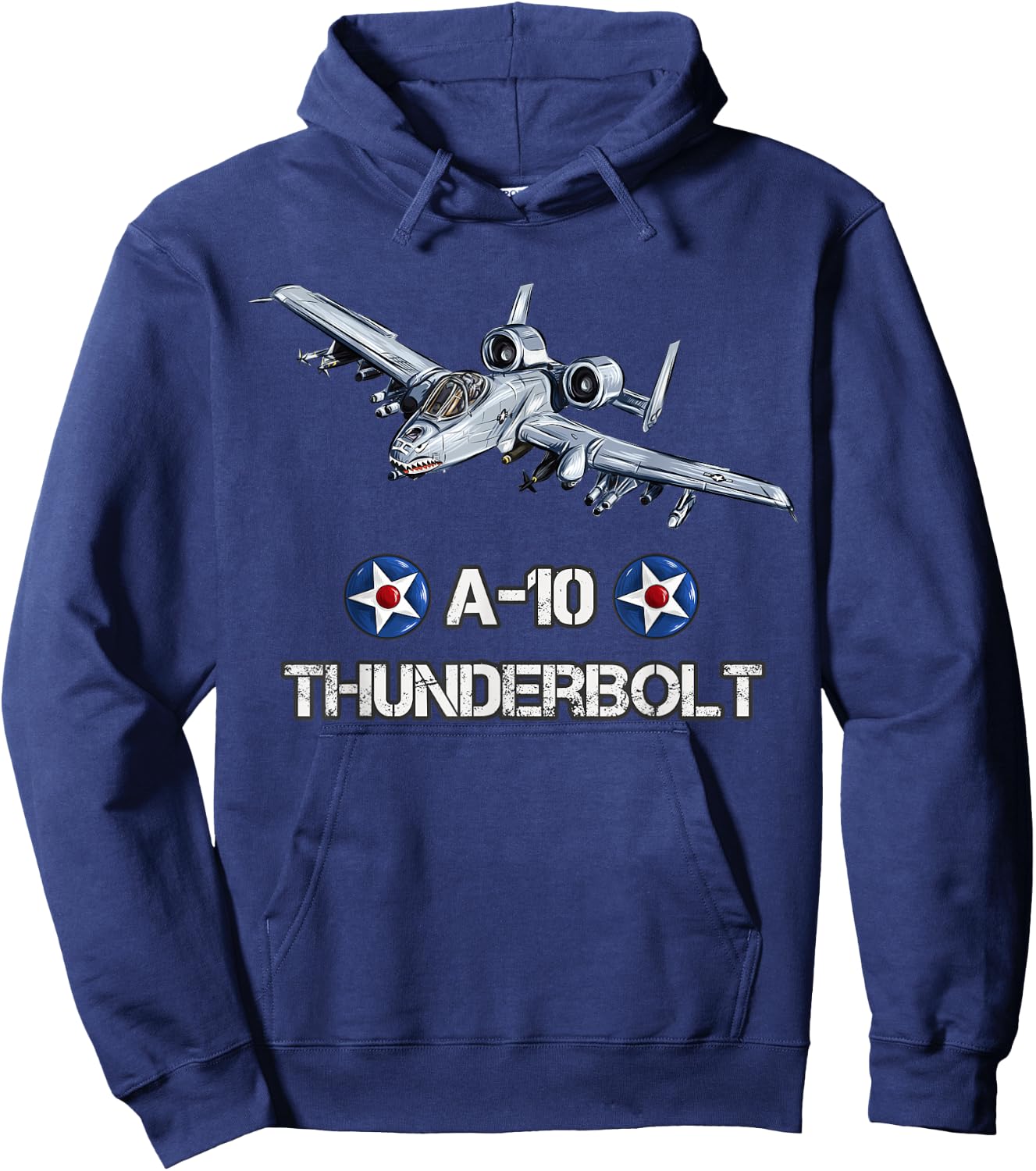 A-10 Warthog Military Aviation A-10 Thunderbolt Hoodie - Hoodie | Navy