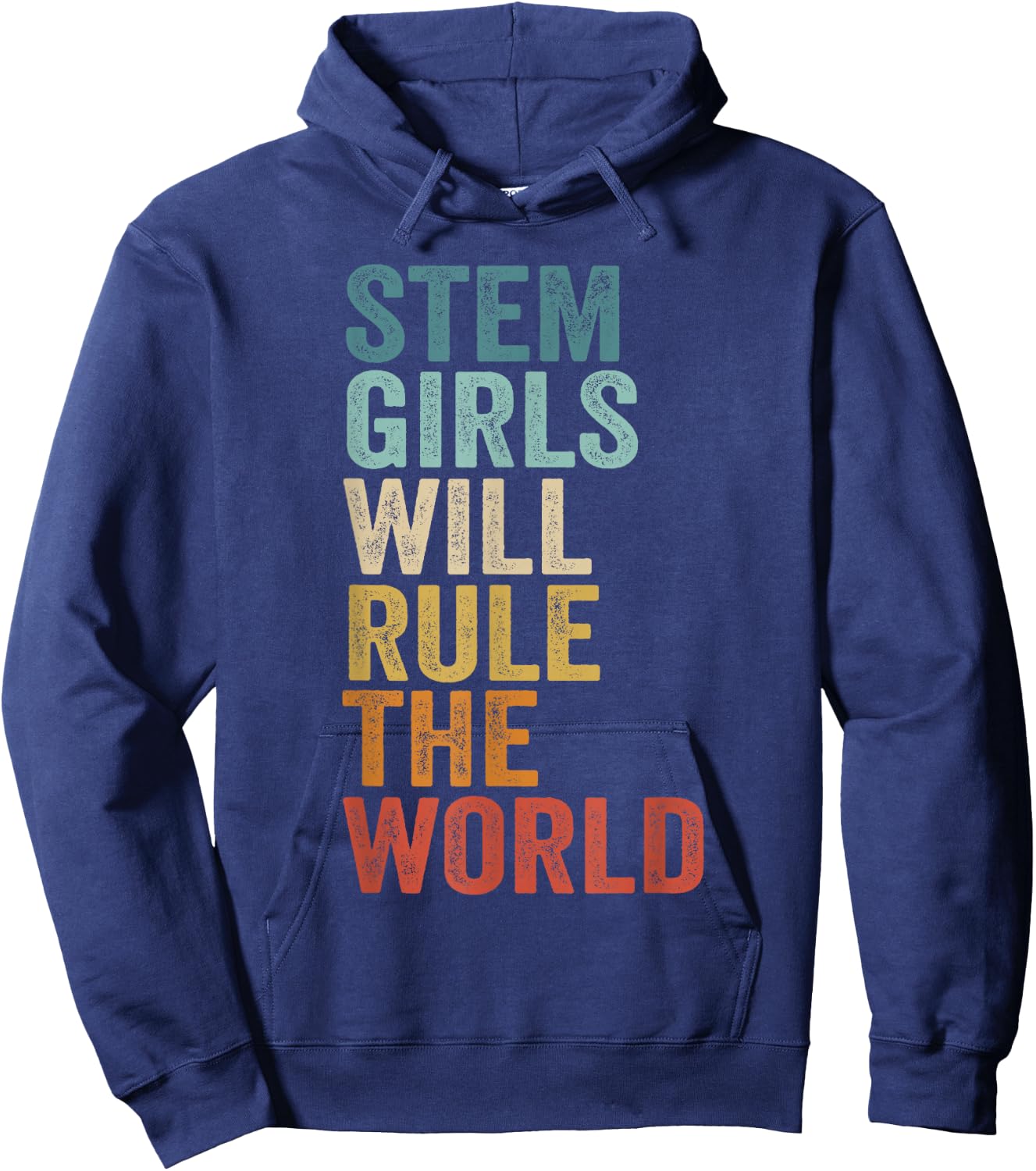 Stem girls will rule the world Hoodie - Hoodie | Navy
