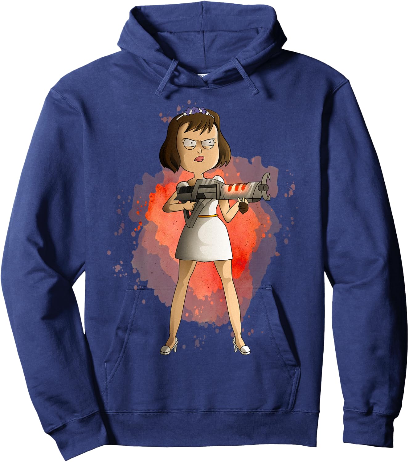 Rick and Morty Shirt Tammy Agent Bride Hoodie - Hoodie | Navy