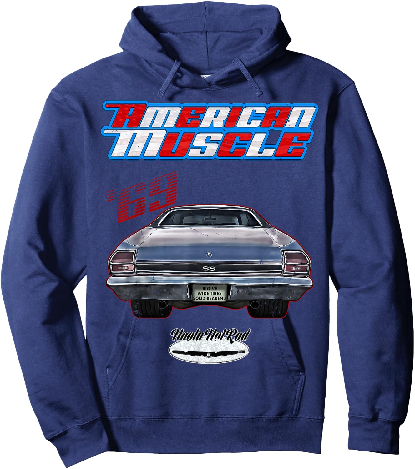 CLICK FOR MORE HOTRODS CUSTOM MUSCLE CARS TRUCKS 1969 Chevelle, Muscle Car, SS454, SS427, SS396, Hotrod, Drag Race - Black, -Adults, Short Sleeve, , Modern, American Muscle Hoodie - Hoodie | Navy