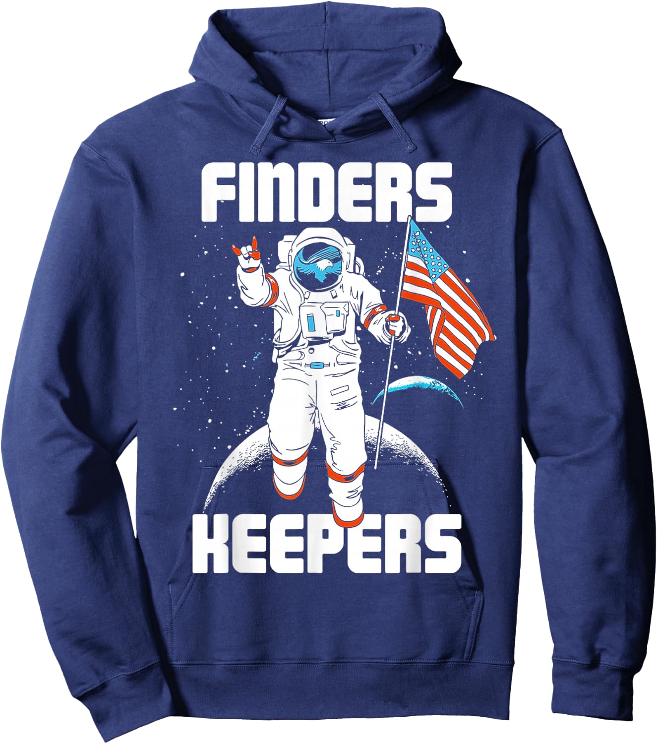Finder's Keepers Moon Astronaut Hoodie - Hoodie | Navy