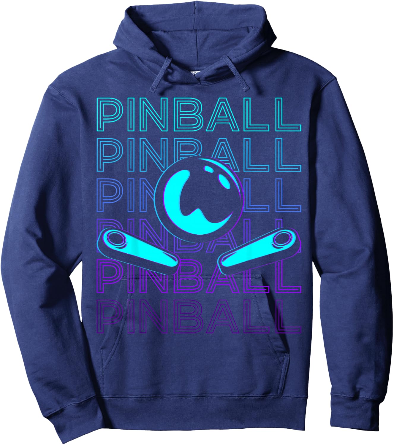 Pinball Player Retro Hoodie - Hoodie | Navy