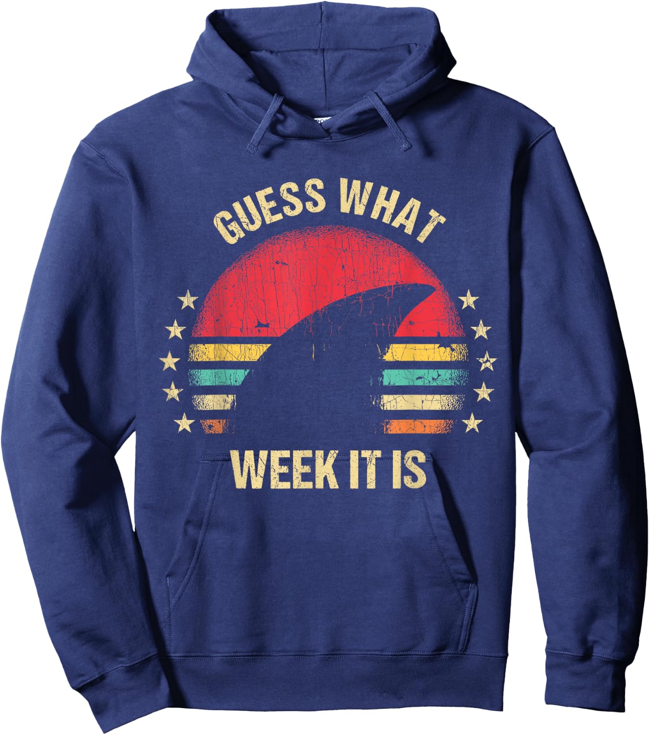 Guess What Week It Is Funny Shark Gift , & Kids Hoodie - Hoodie | Navy