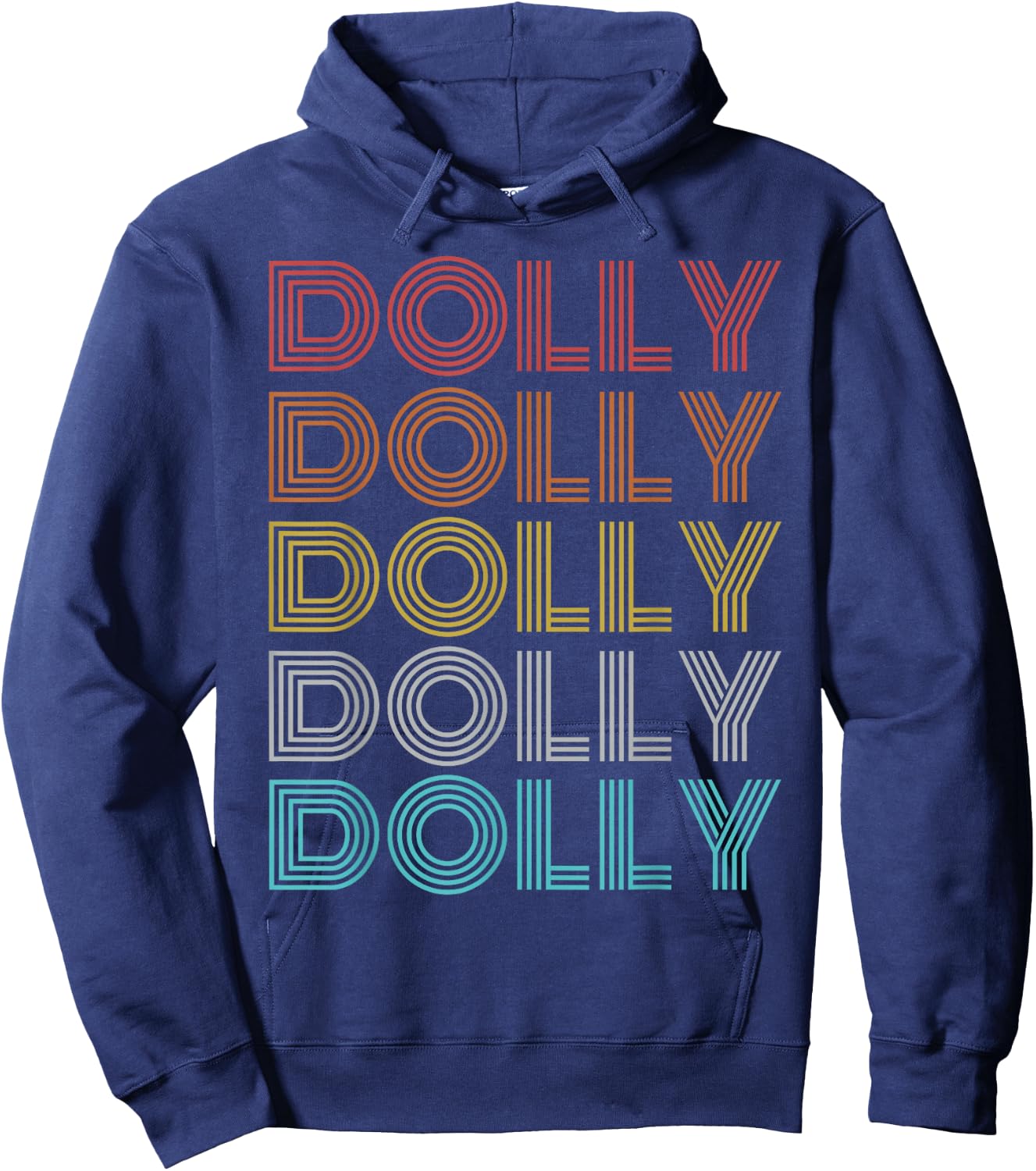 Retro Vintage Dolly Hoodie - Hoodie | Navy