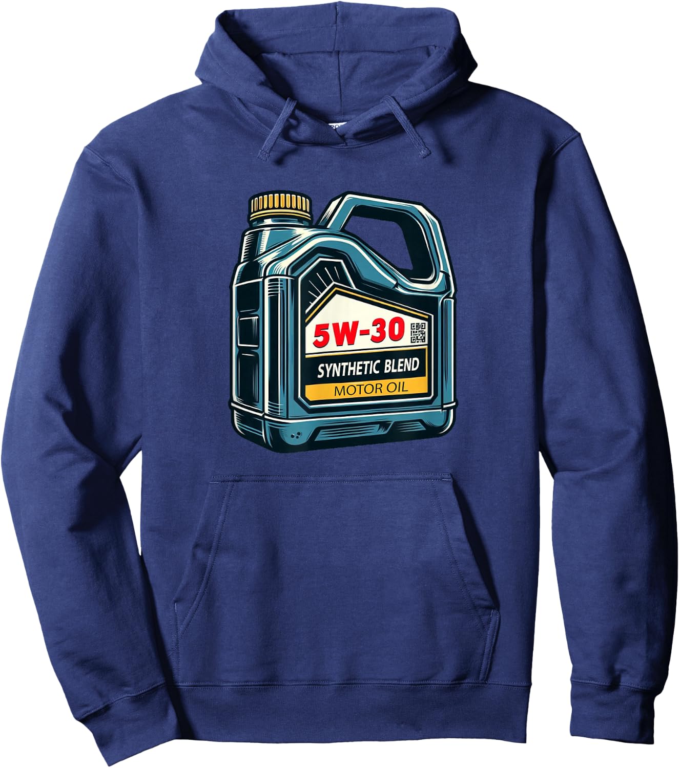 5W-30 Motor Oil Mechanic Hoodie - Hoodie | Navy